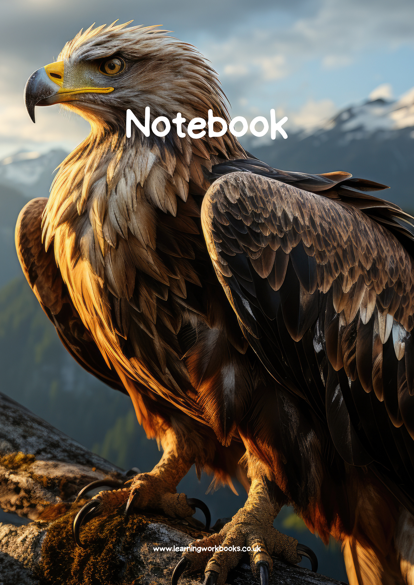 Eagle A4 Lined Notebook 12 (downloadable digital product)