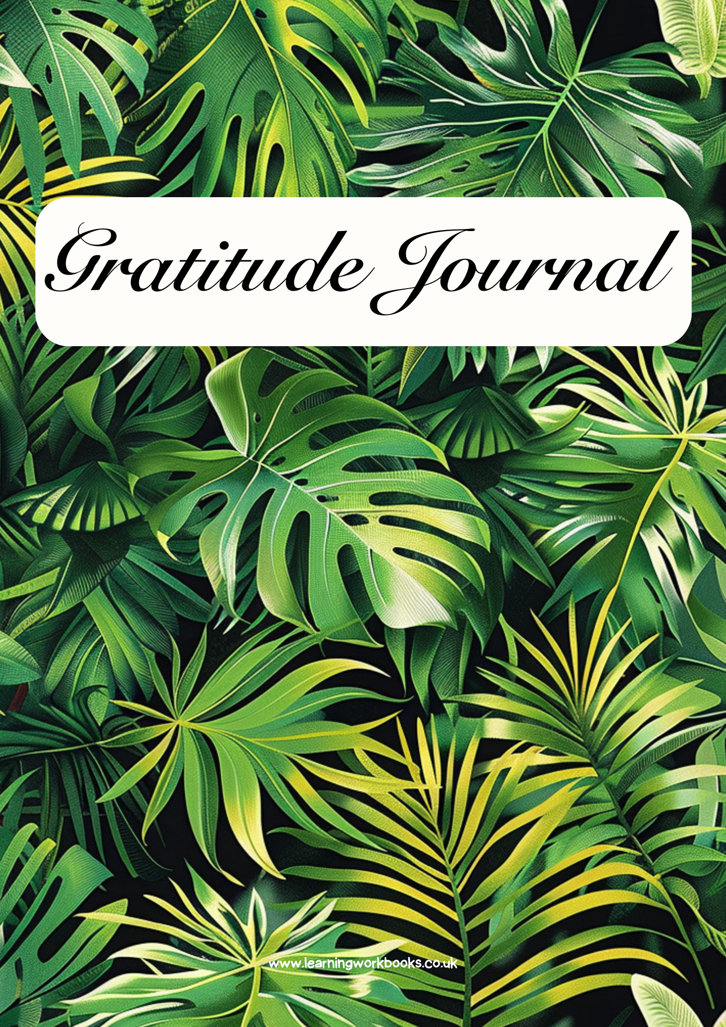 Jungle Patterns Gratitude Journal 4 (downloadable digital product)