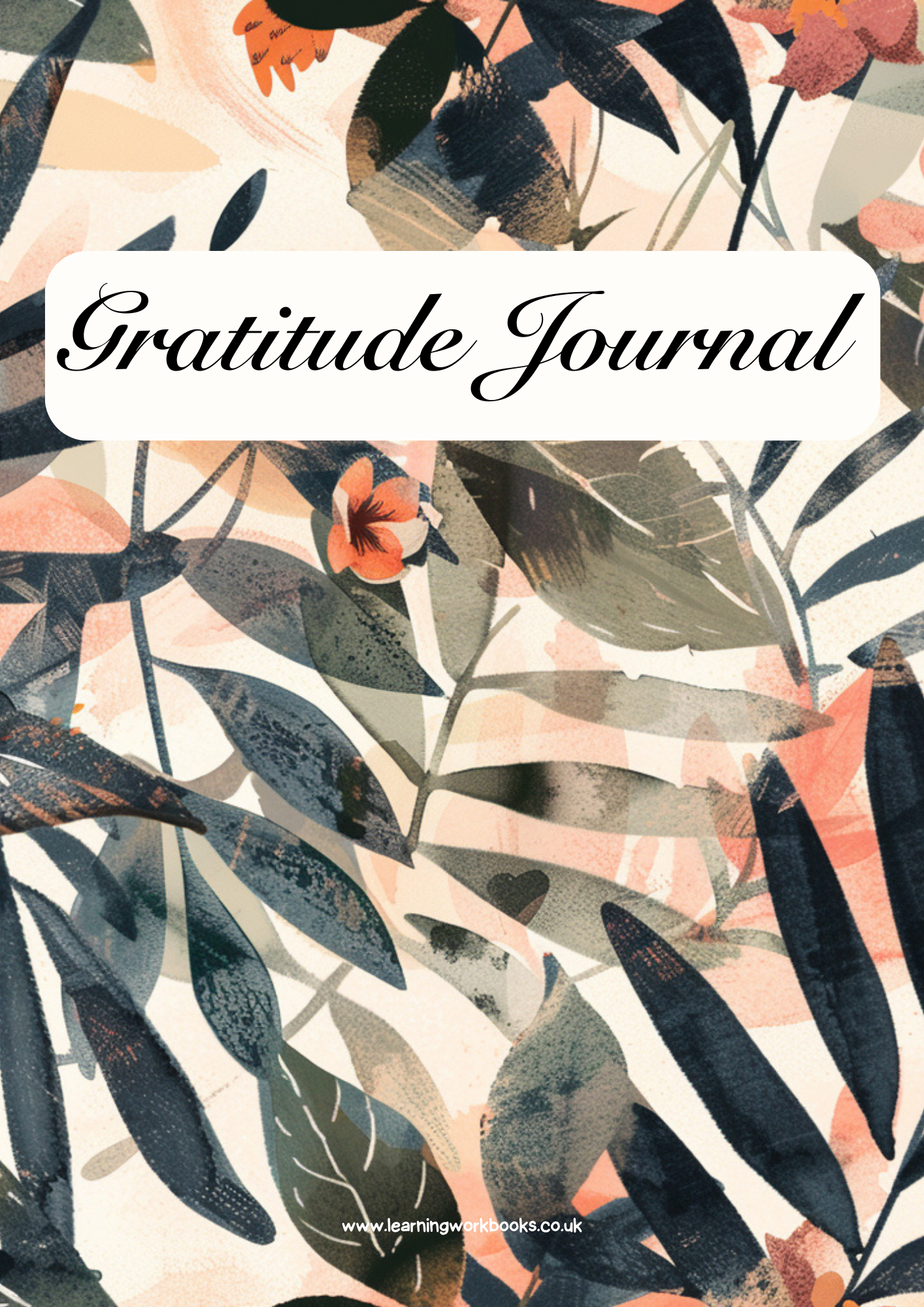 Jungle Patterns Gratitude Journal 7 (downloadable digital product)