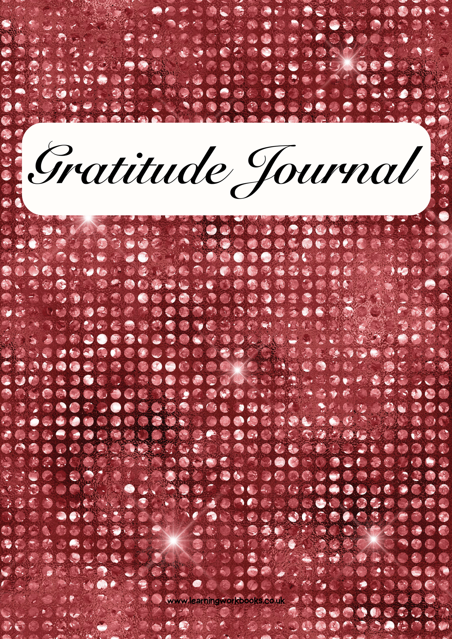 Ruby Diamond Stud Gratitude Journal (downloadable digital product)