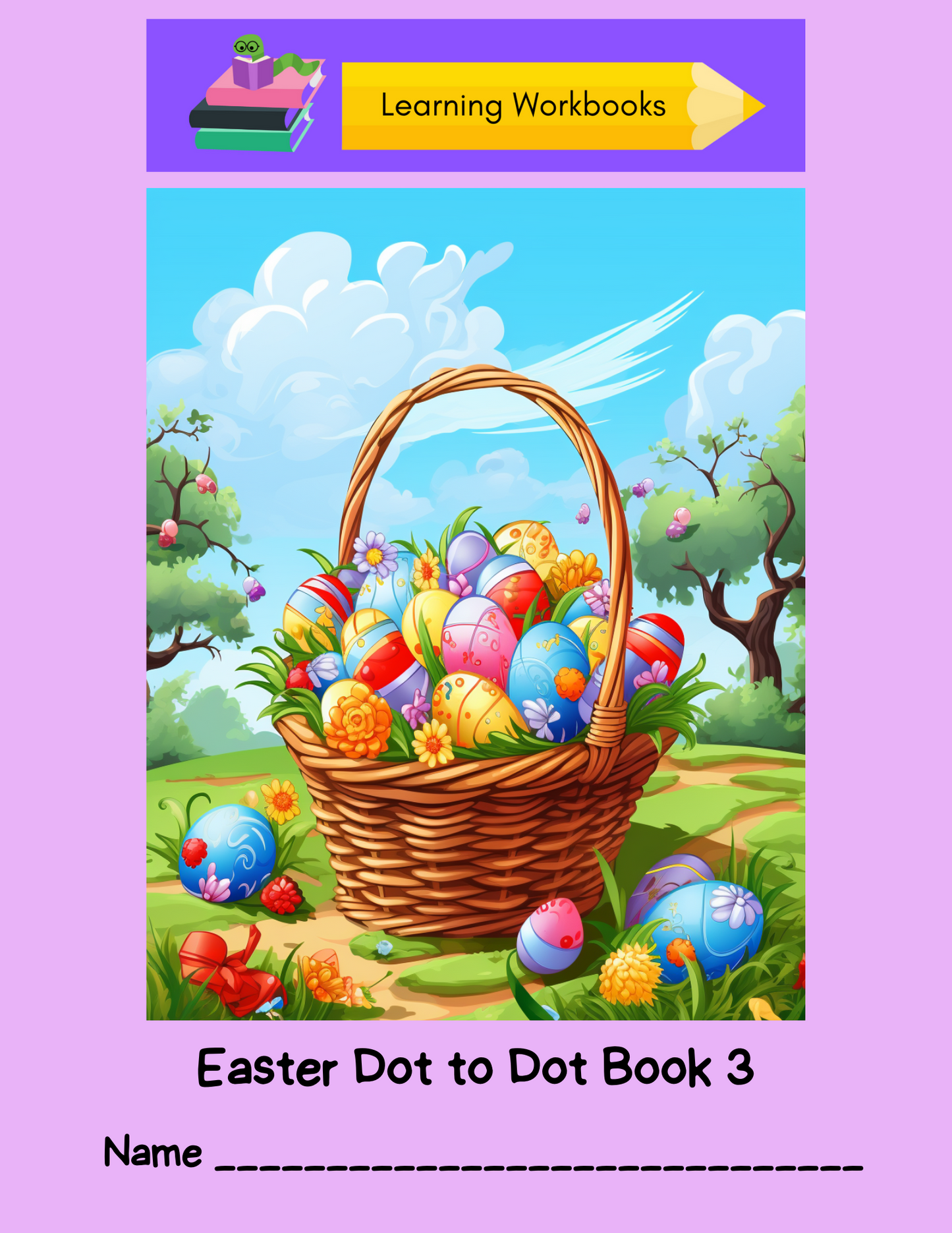 Easter Dot to Dot Book 3 (downloadable digital product)