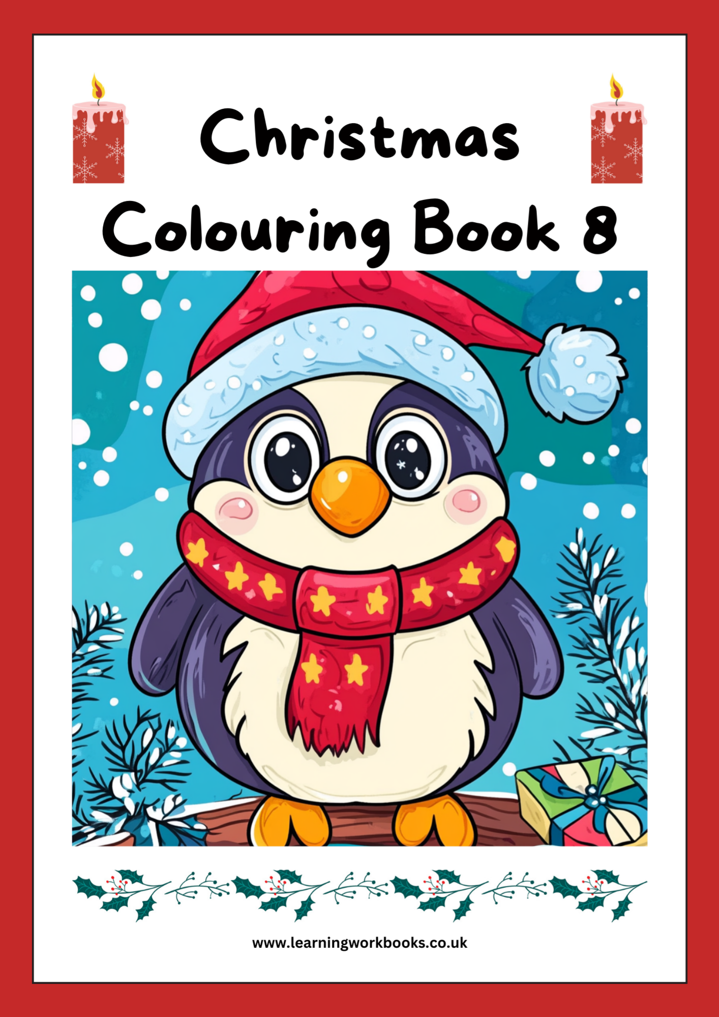 Christmas Colouring Book 8 (downloadable digital product)