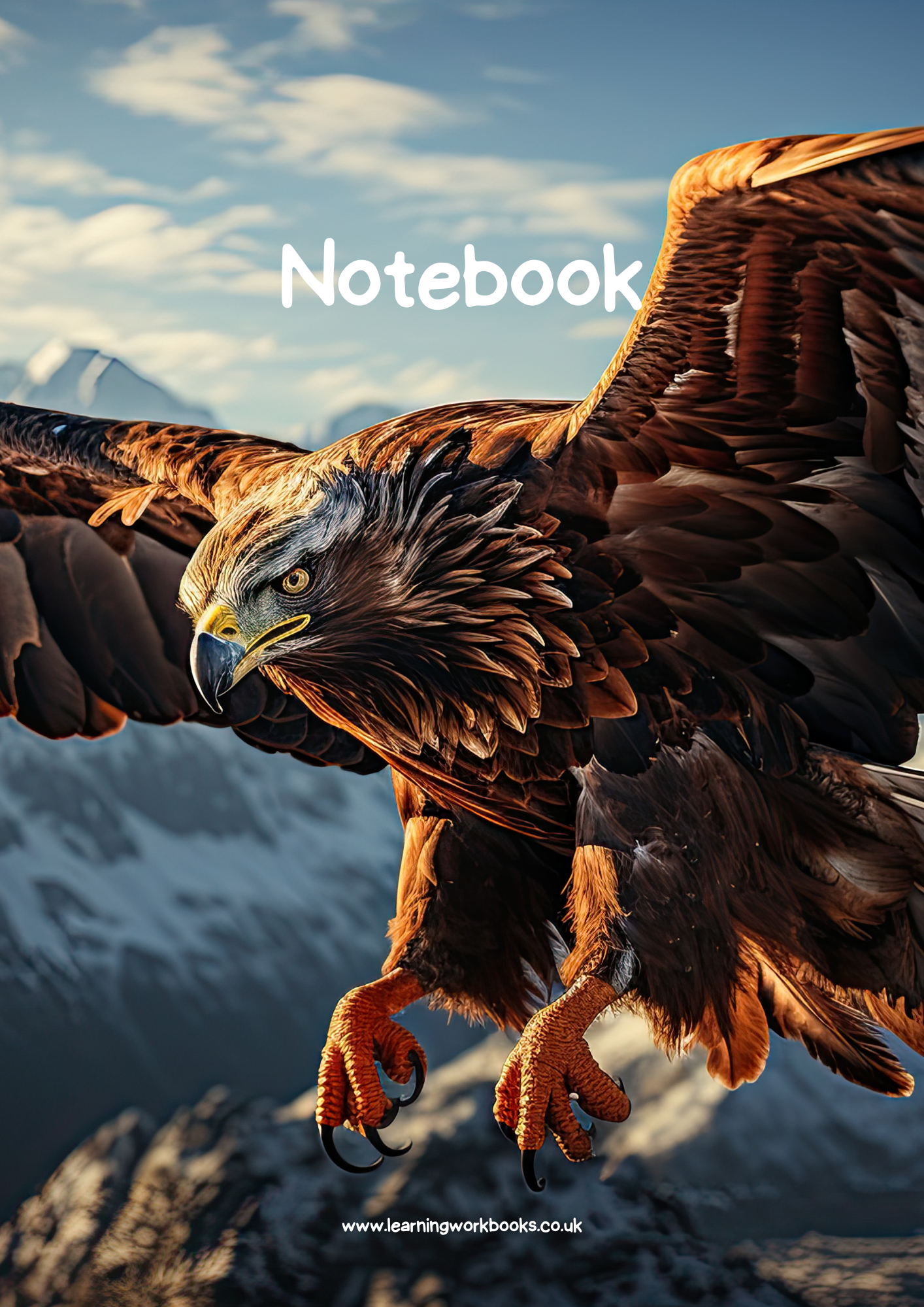 Eagle A4 Lined Notebook 11 (downloadable digital product)
