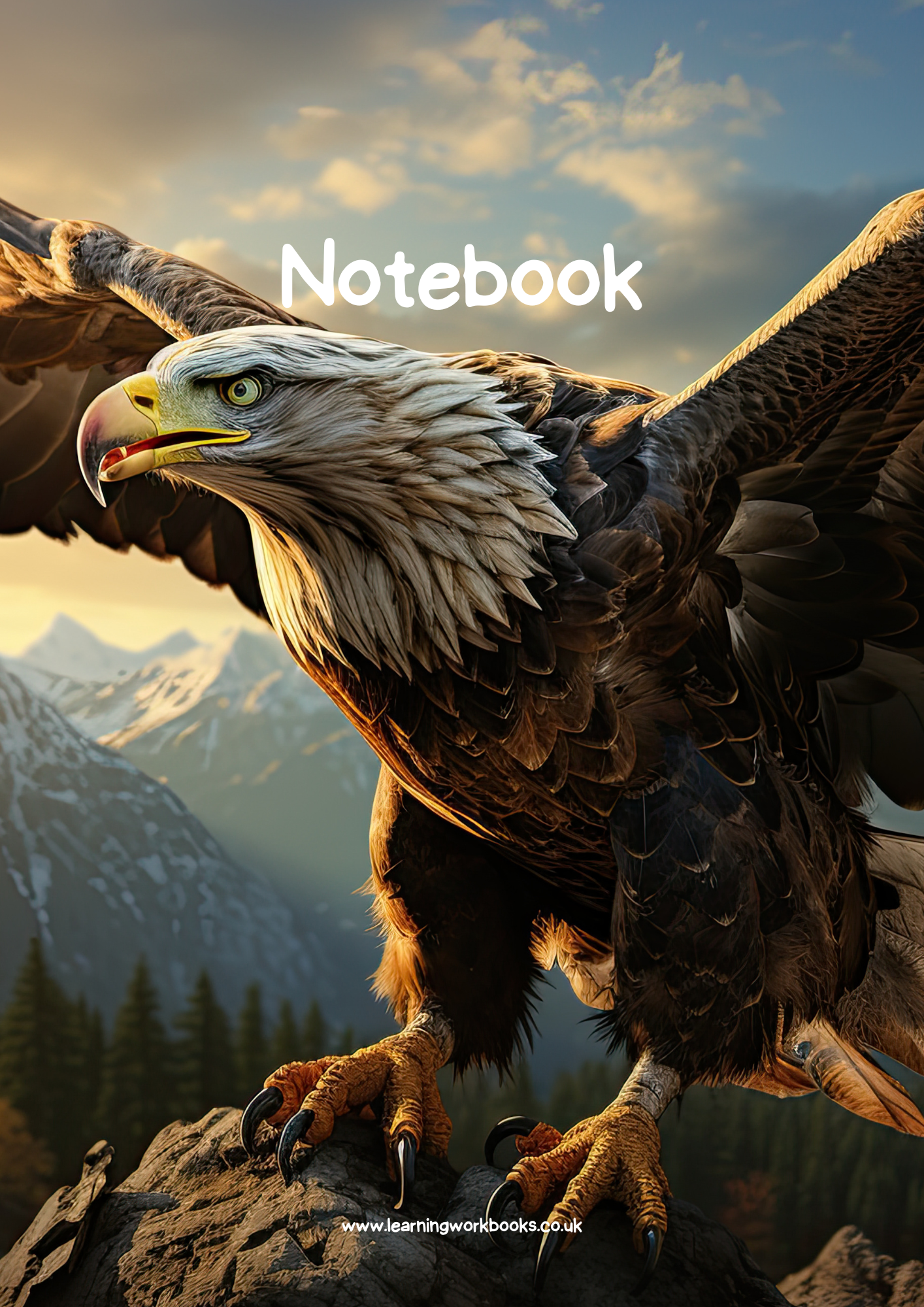 Eagle A4 Lined Notebook 5 (downloadable digital product)