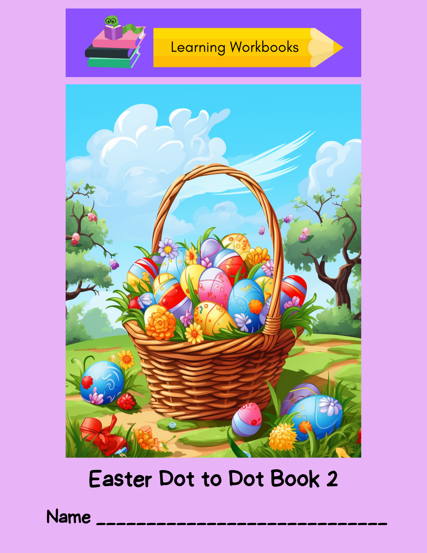 Easter Dot to Dot Book 2 (downloadable digital product)