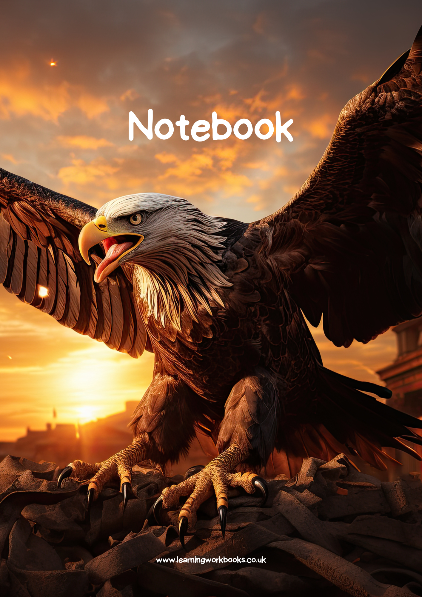 Eagle A4 Lined Notebook 7 (downloadable digital product)
