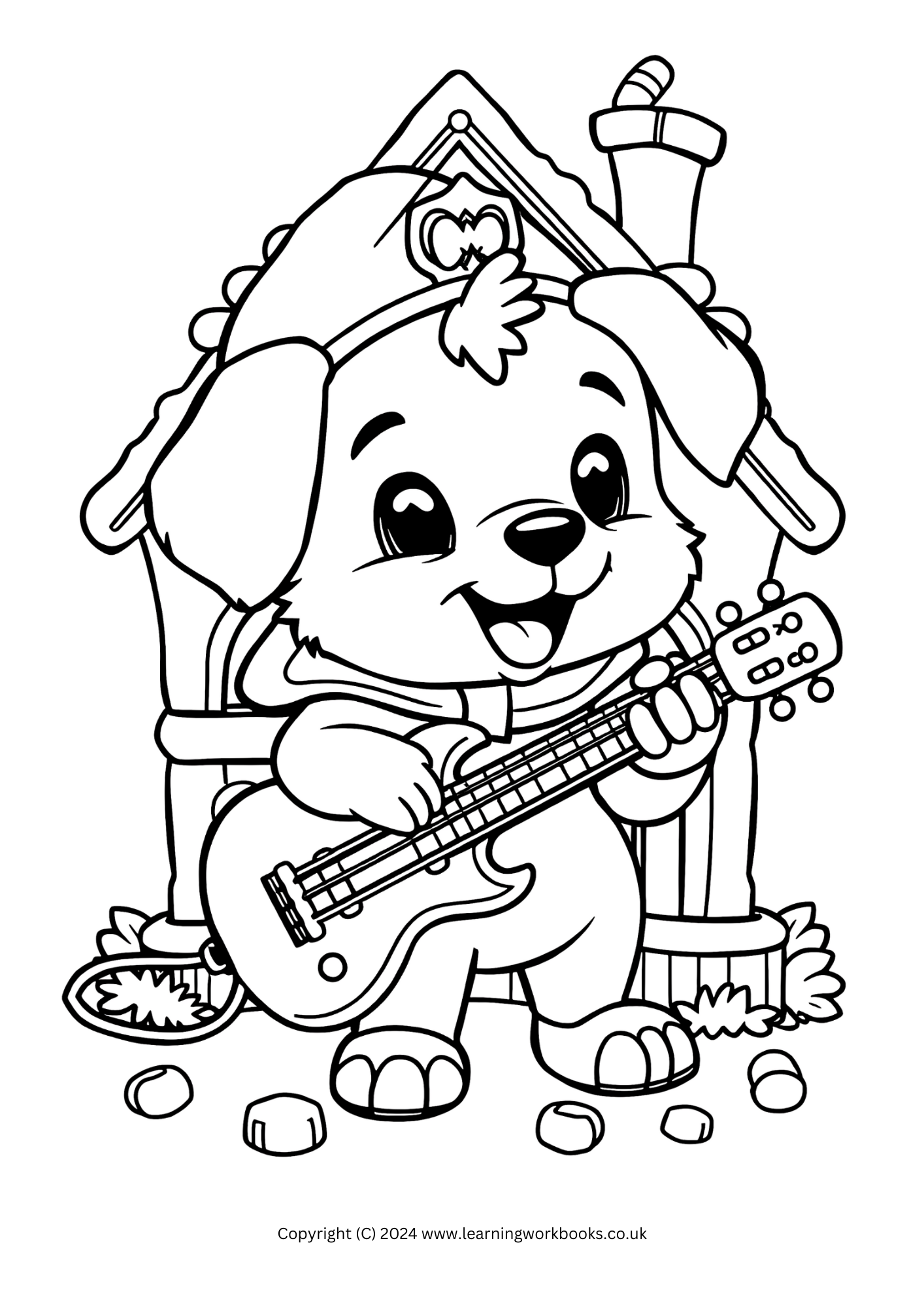 Animal Trick-or-Treaters Halloween Colouring Book (downloadable digital product)