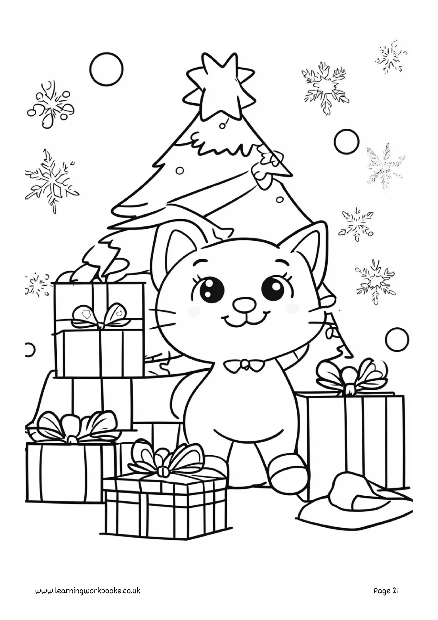 Christmas Colouring Book 8 (downloadable digital product)