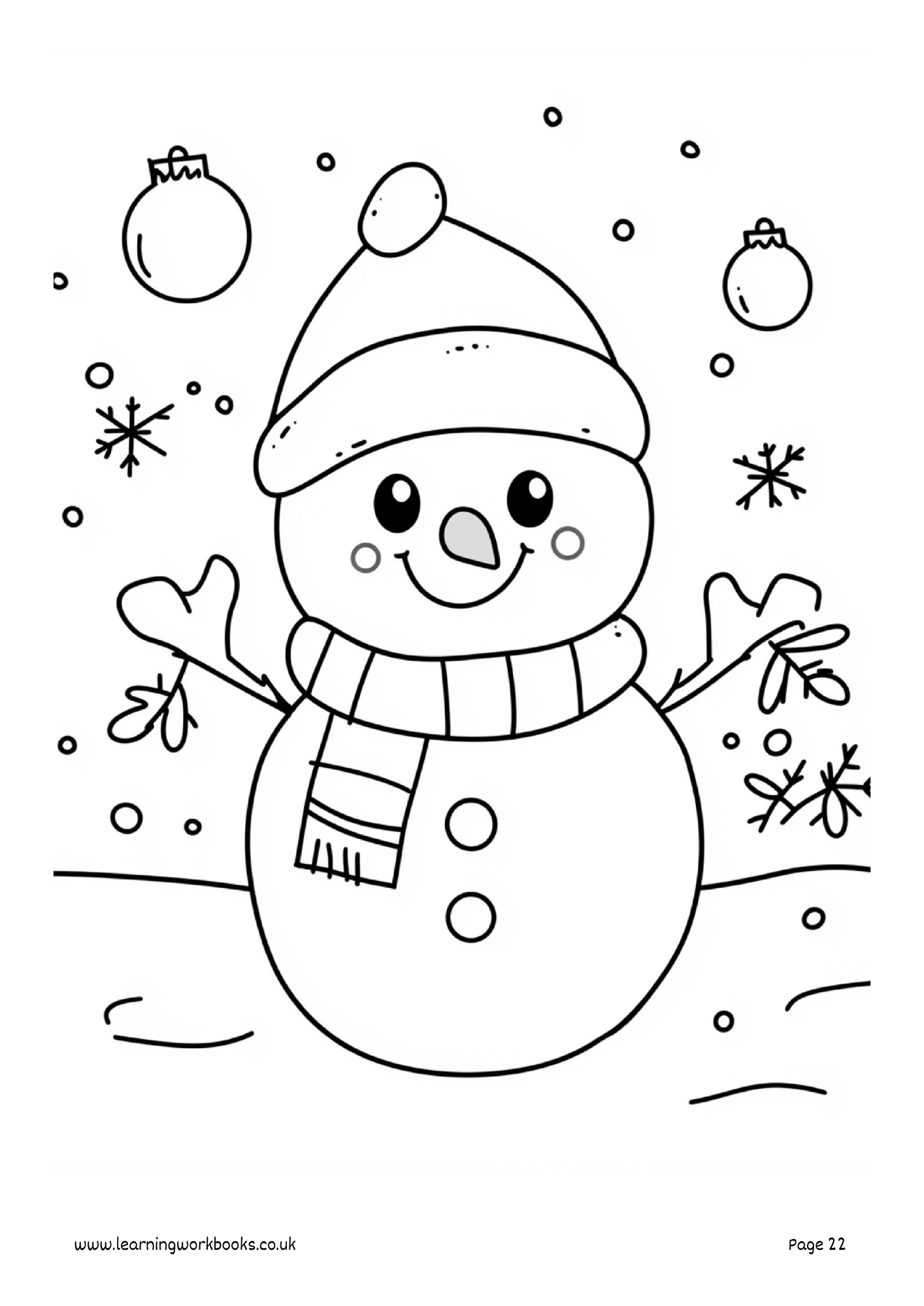 Christmas Colouring Book 4 (downloadable digital product)