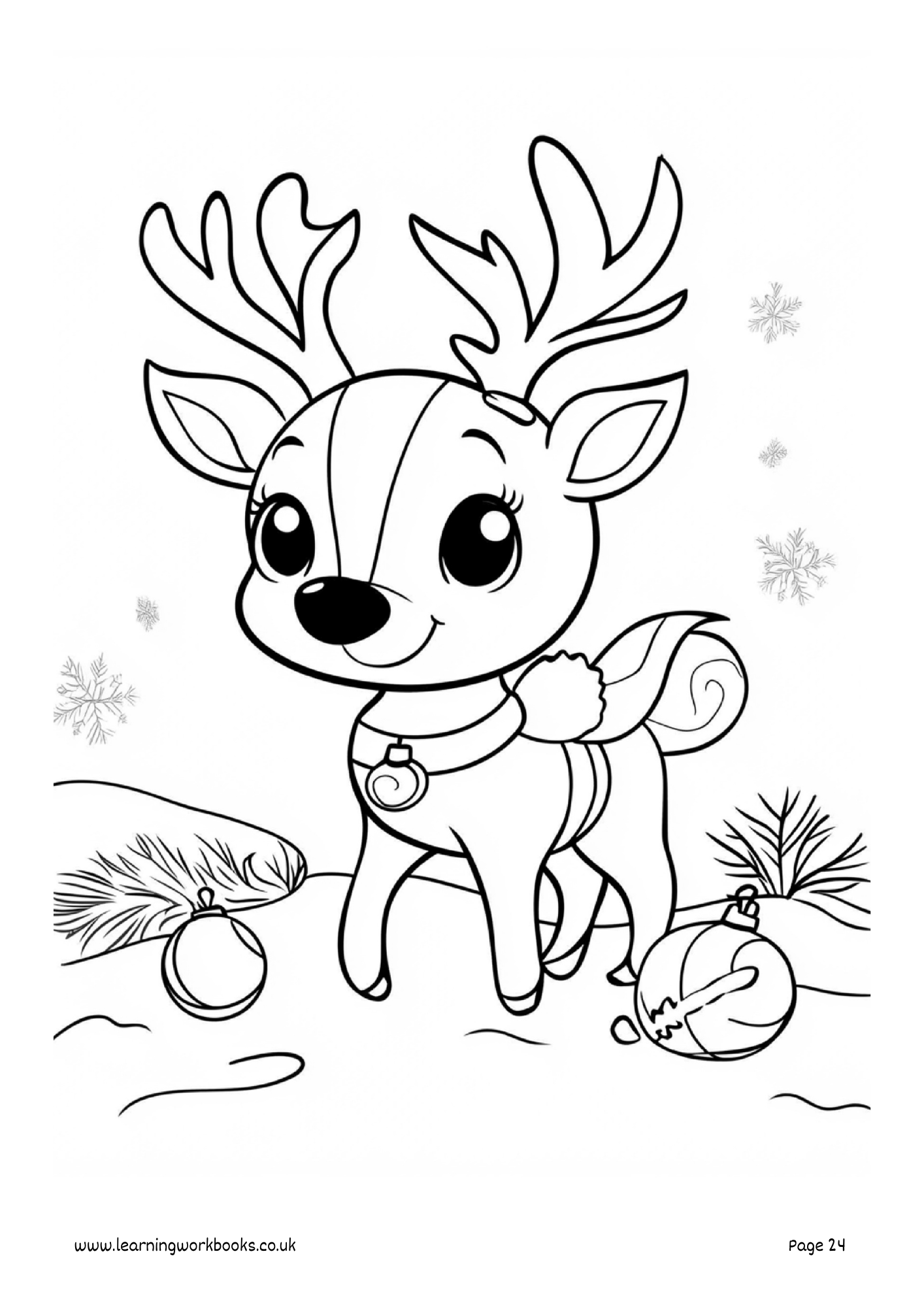 Christmas Colouring Book 7 (downloadable digital product)