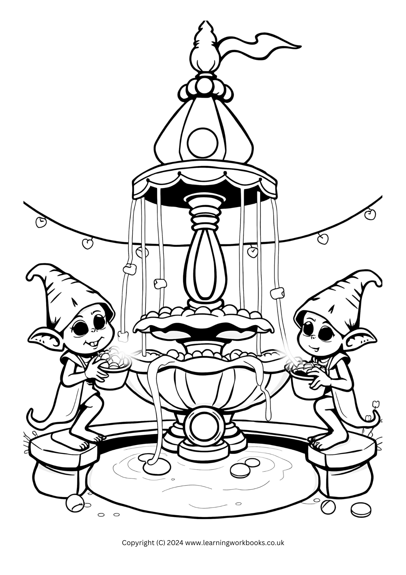 Candy Goblin Friends Halloween Colouring Book (downloadable digital product)