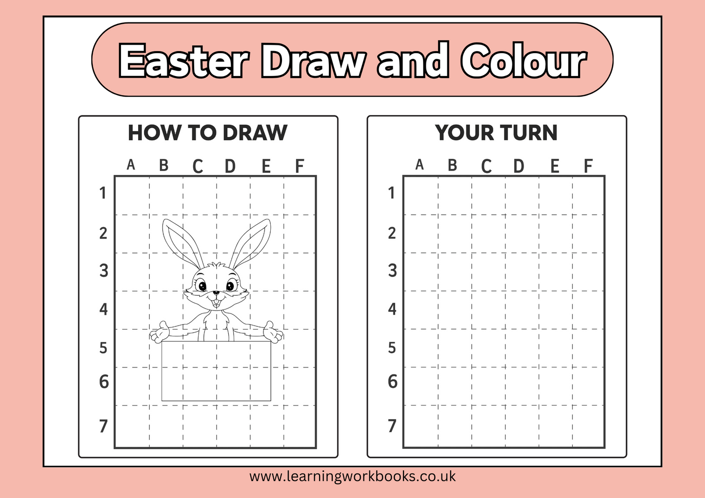 Easter Draw and Colour Book 2 (downloadable digital product)