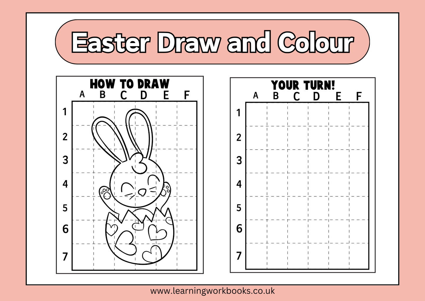 Easter Draw and Colour Book 5 (downloadable digital products)