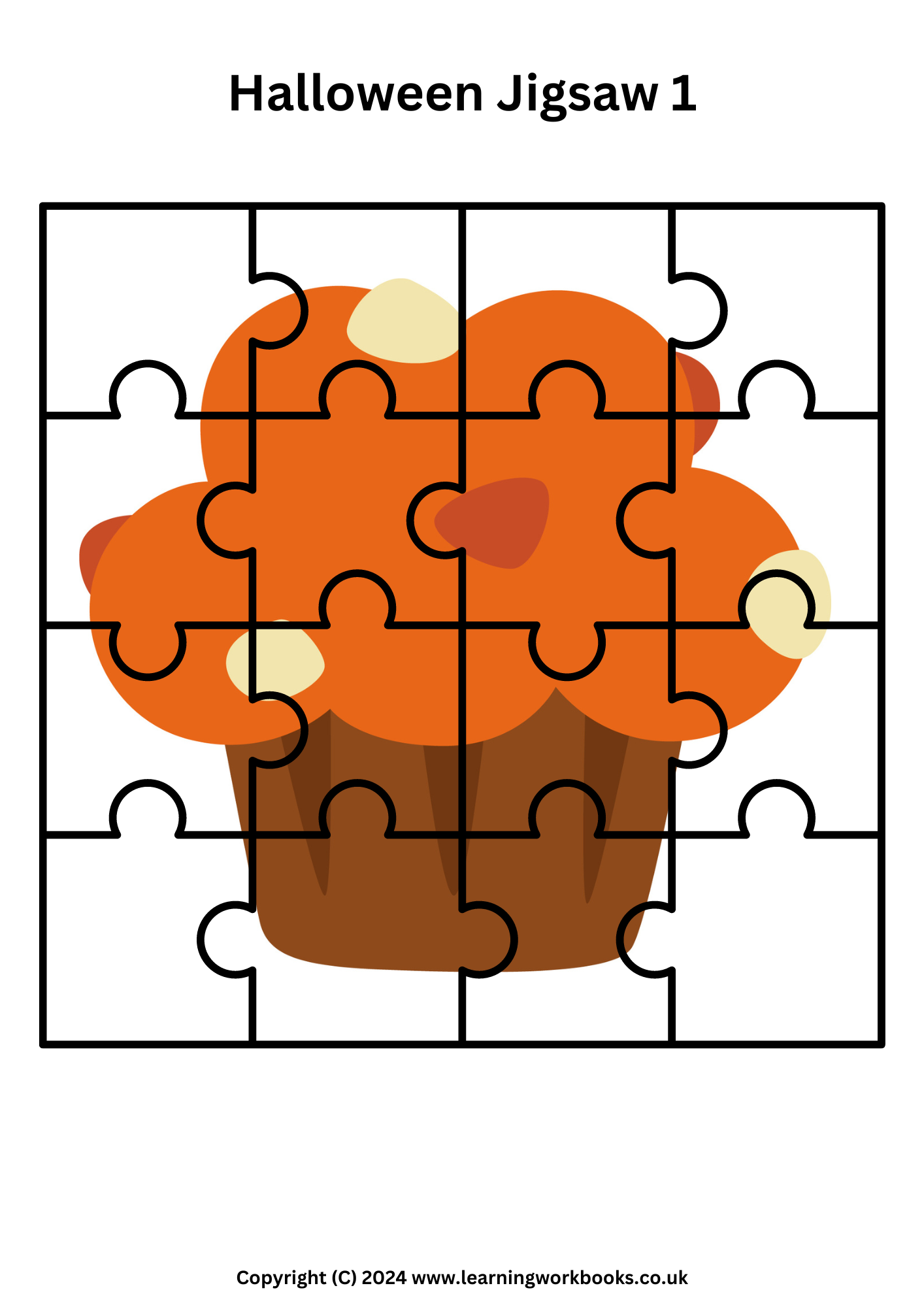 Halloween Jigsaw Book 2 (downloadable digital product)