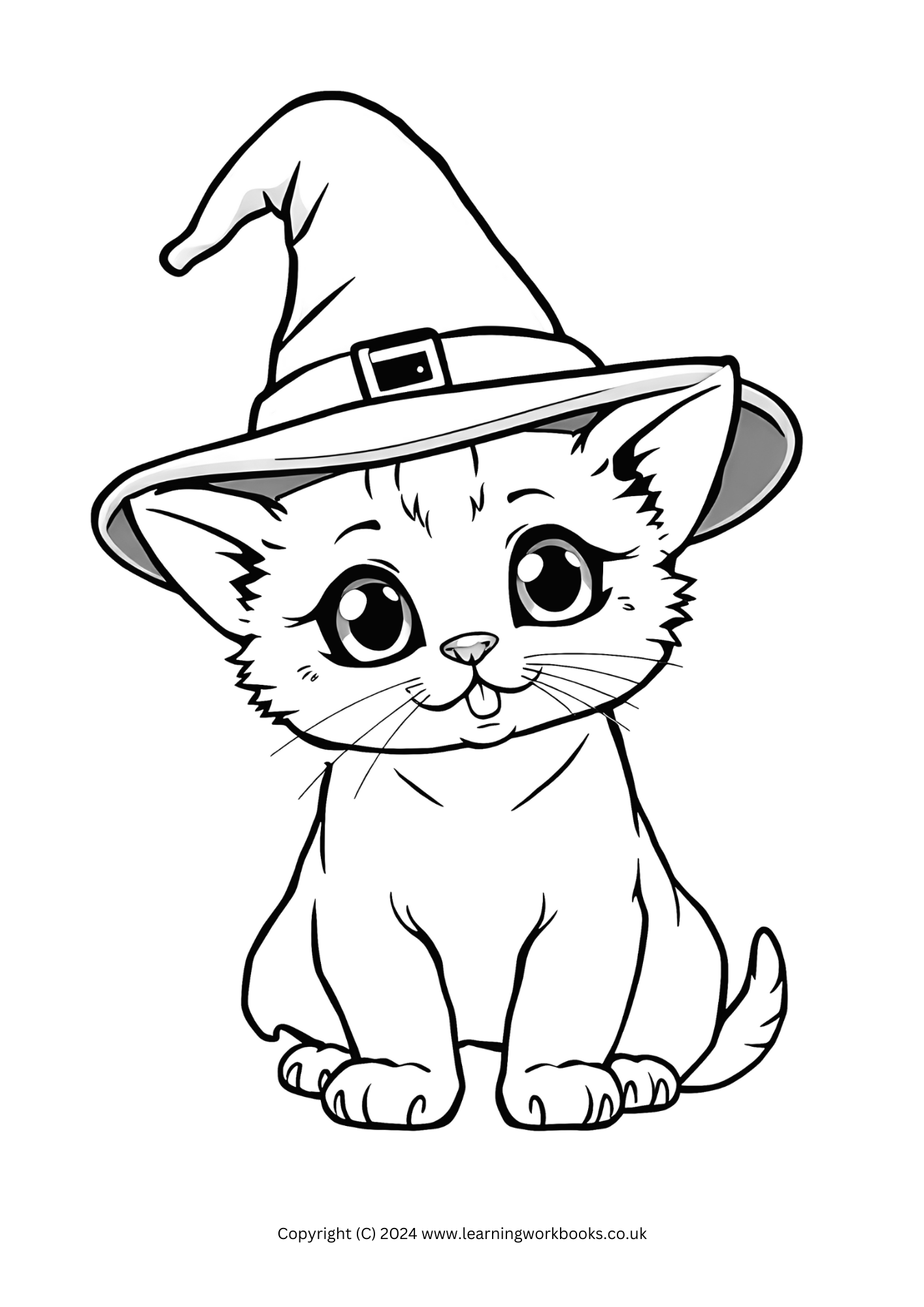 Mischievous Kittens Halloween Colouring Book (downloadable digital product)