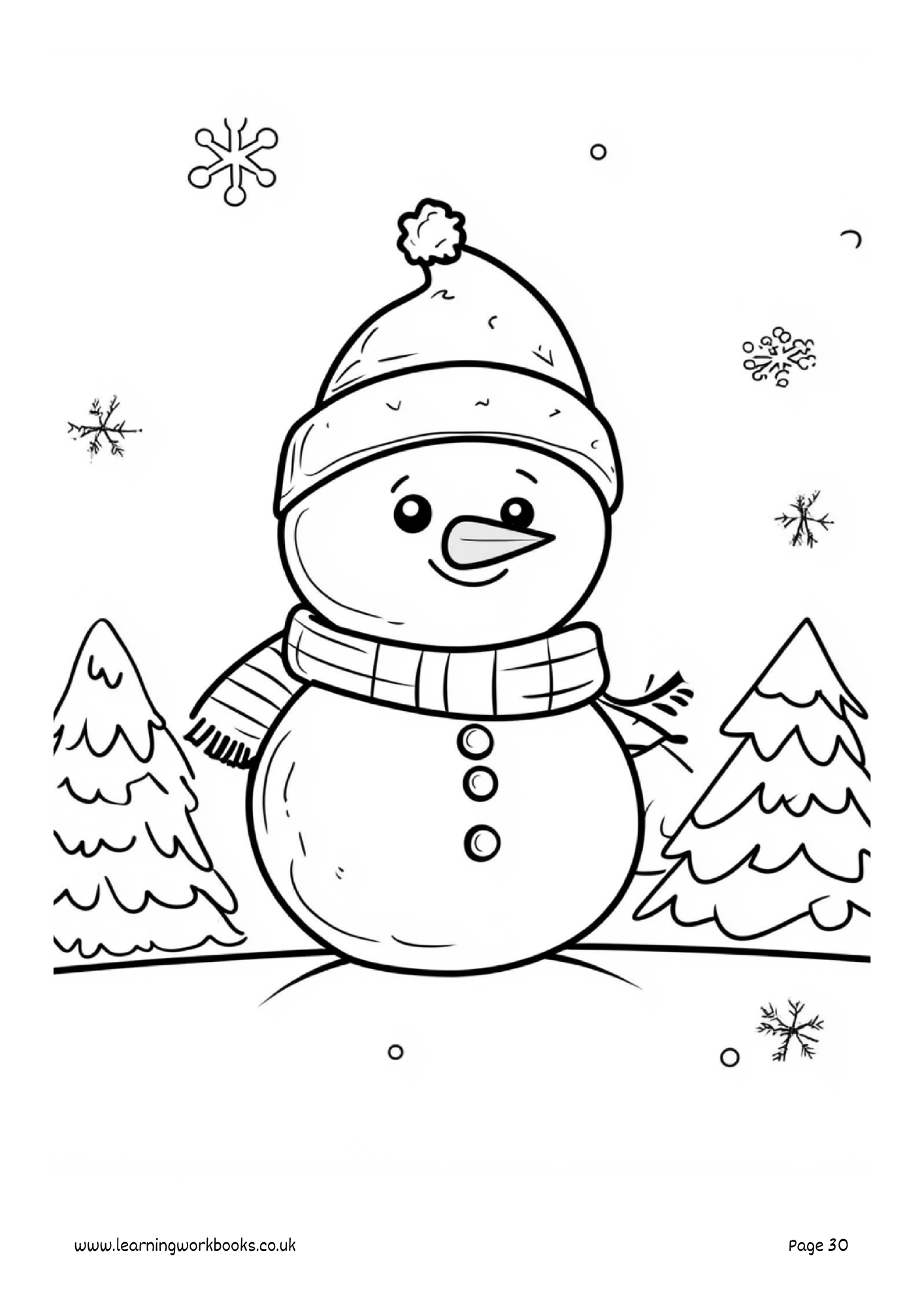 Christmas Colouring Book 5 (downloadable digital product)