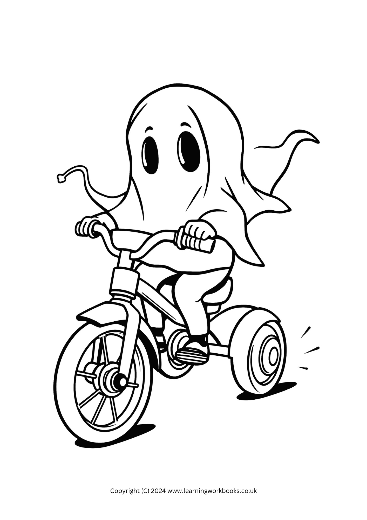 Baby Monsters Halloween Colouring Book (downloadable digital product)