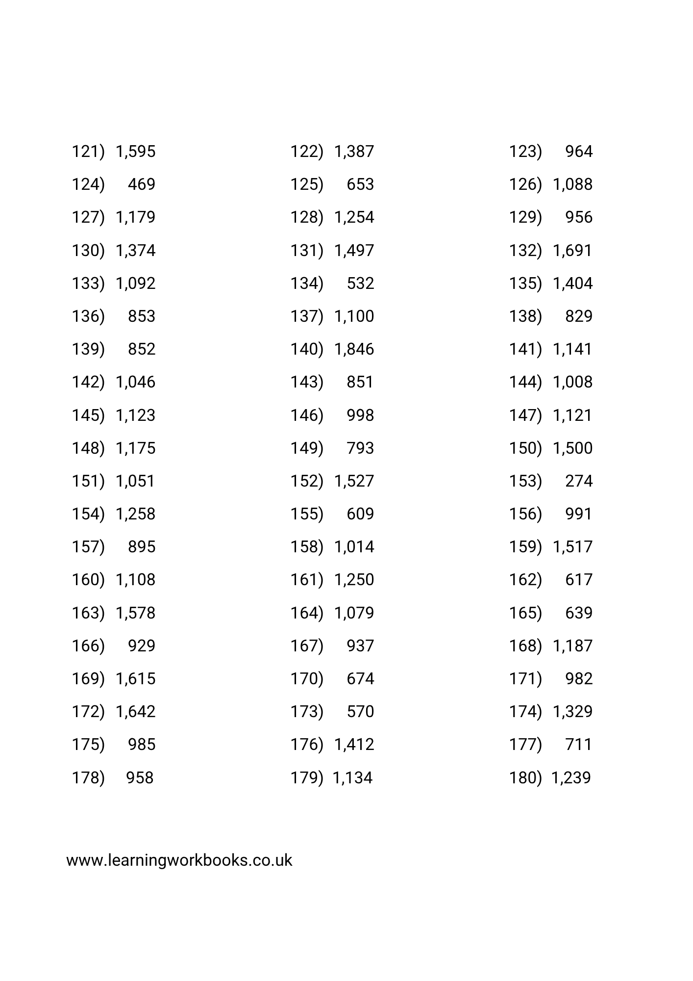 Adding 3 Digit Numbers Workbook 1 (downloadable digital product)