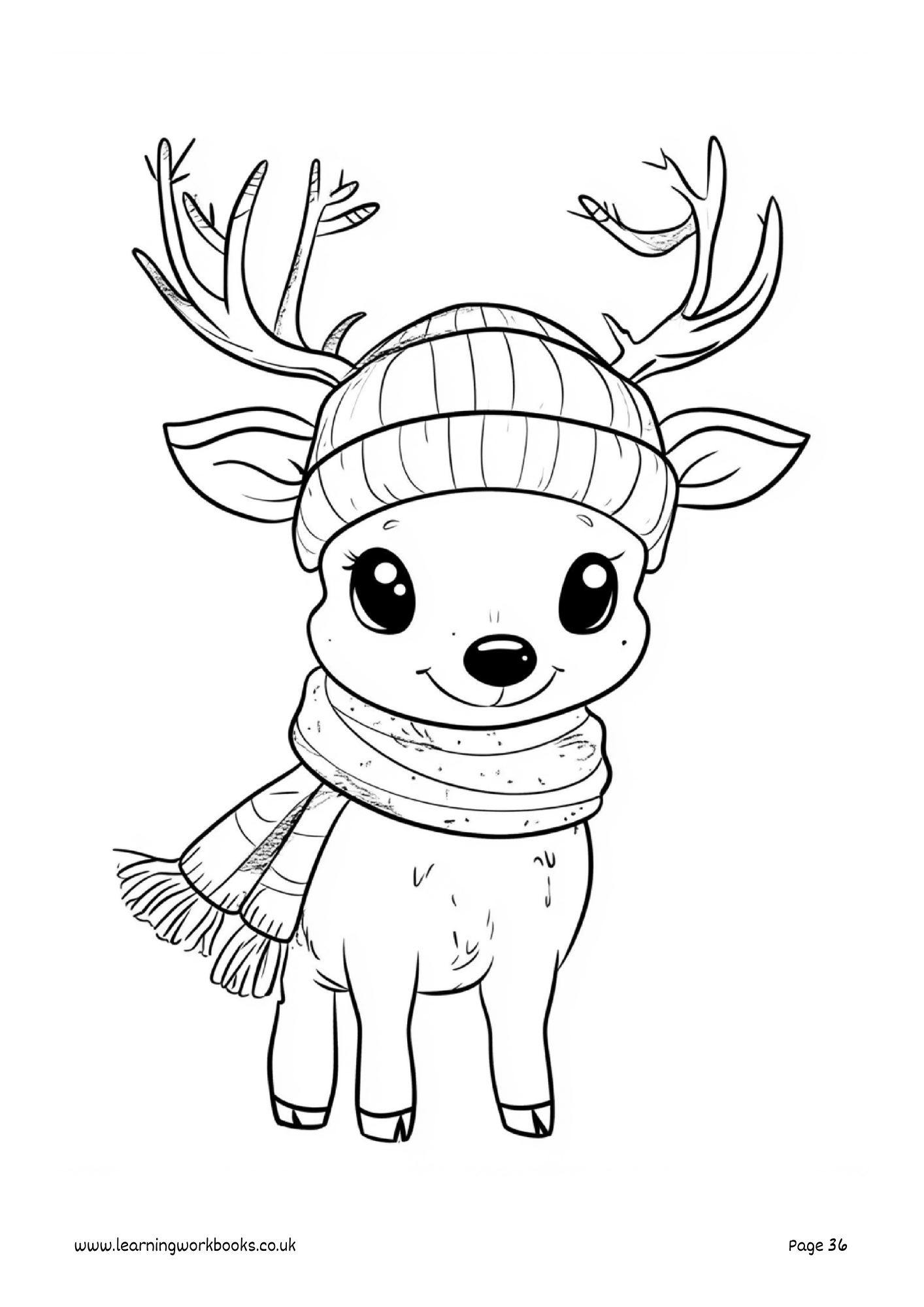 Christmas Colouring Book 4 (downloadable digital product)