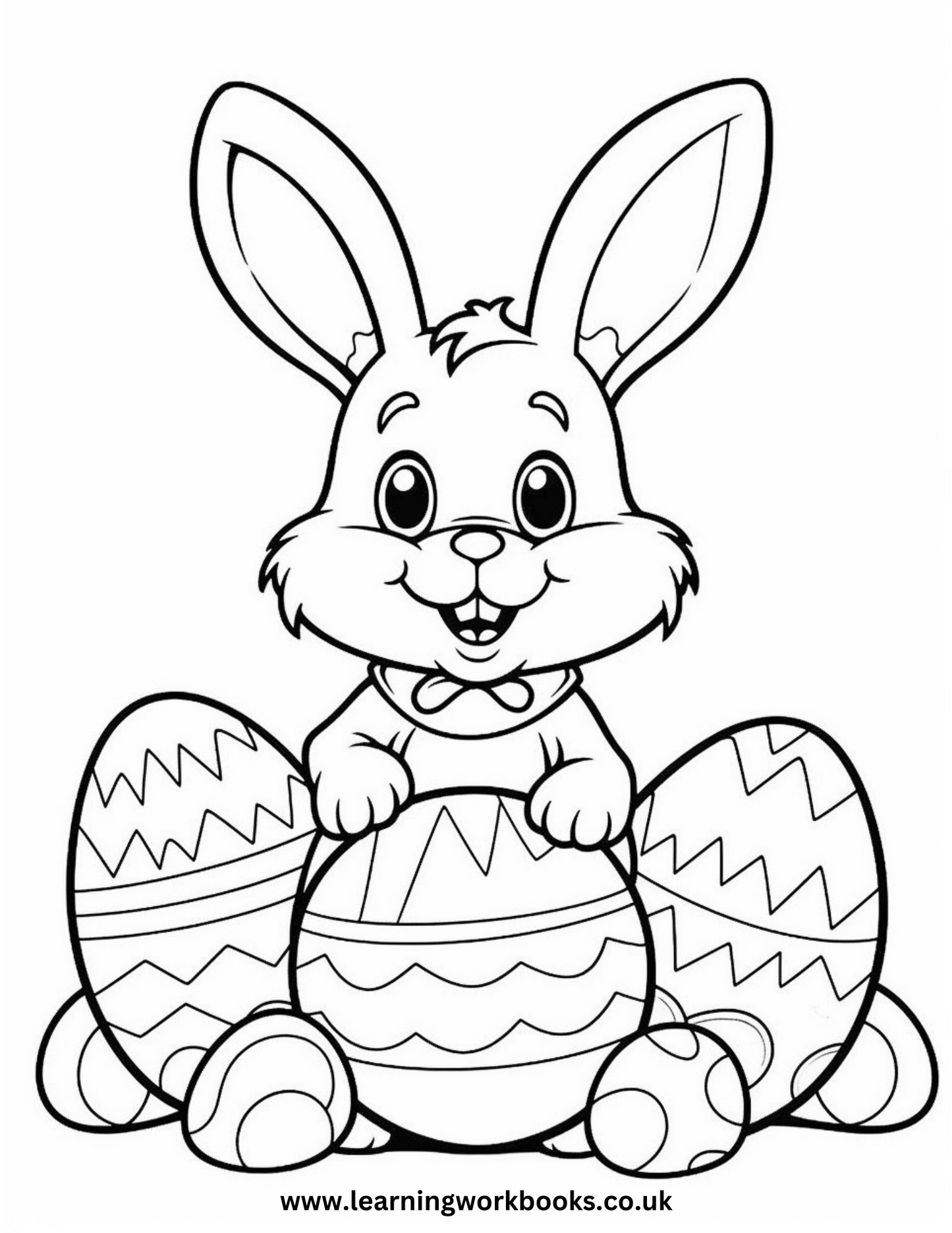 My Easter Bunny Colouring Book 2 (downloadable digital product)