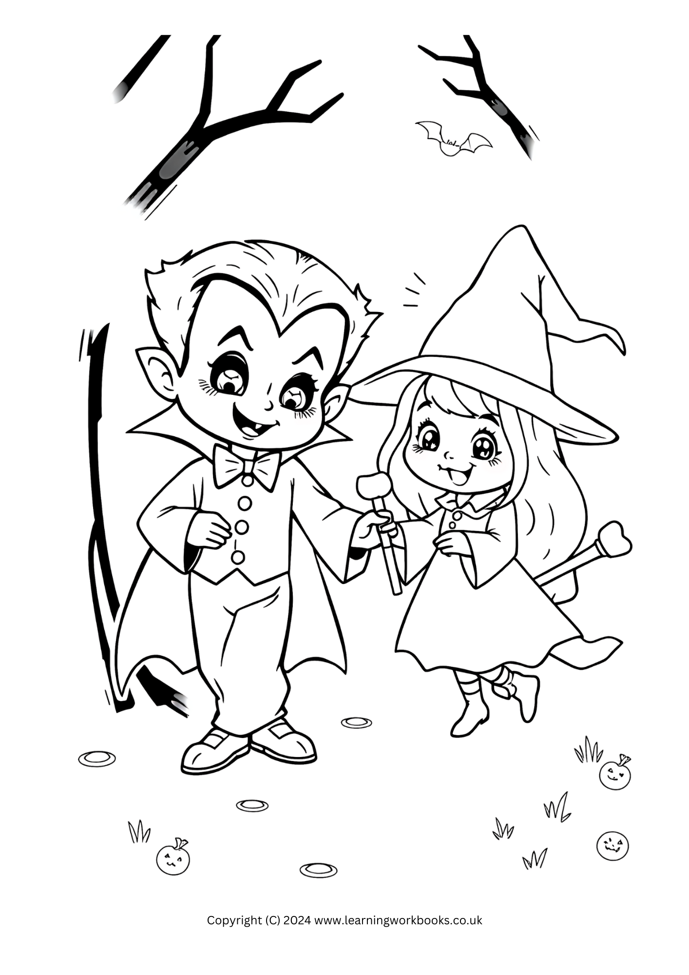 Baby Monsters Halloween Colouring Book (downloadable digital product)
