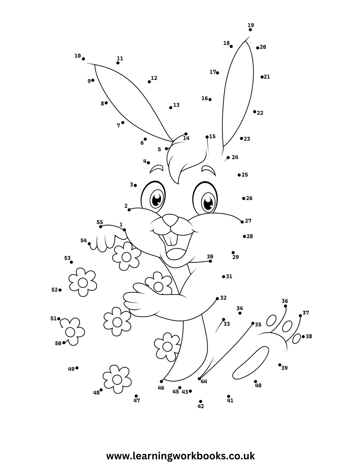 Easter Dot to Dot Book 2 (downloadable digital product)