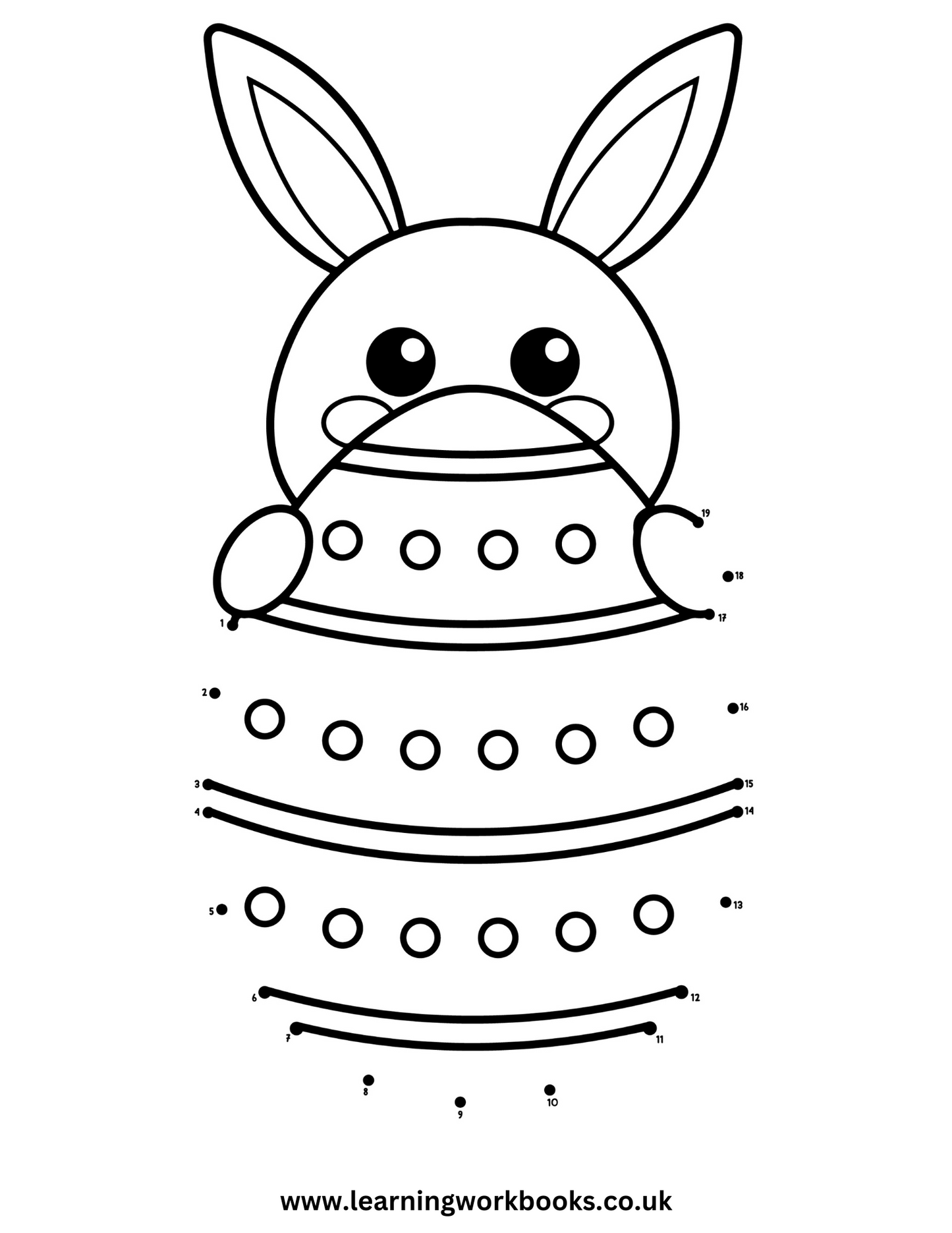 Easter Dot to Dot Book 1 (downloadable digital product)