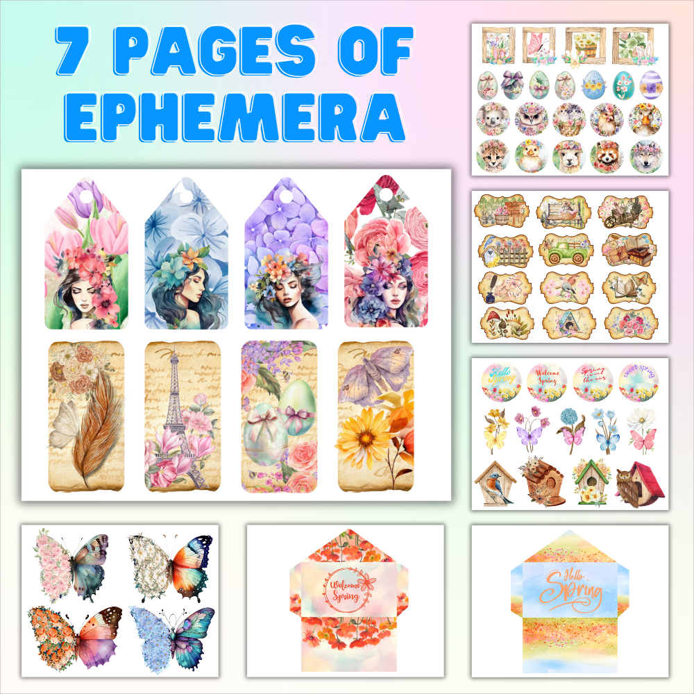 Spring Junk Journal (downloadable digital product)