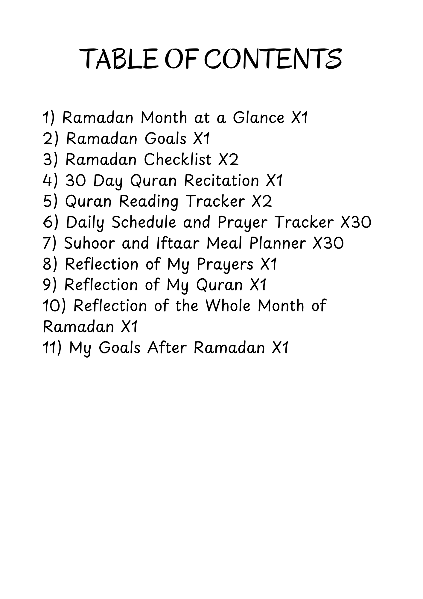 Ramadan Planner 9 (downloadable digital product)