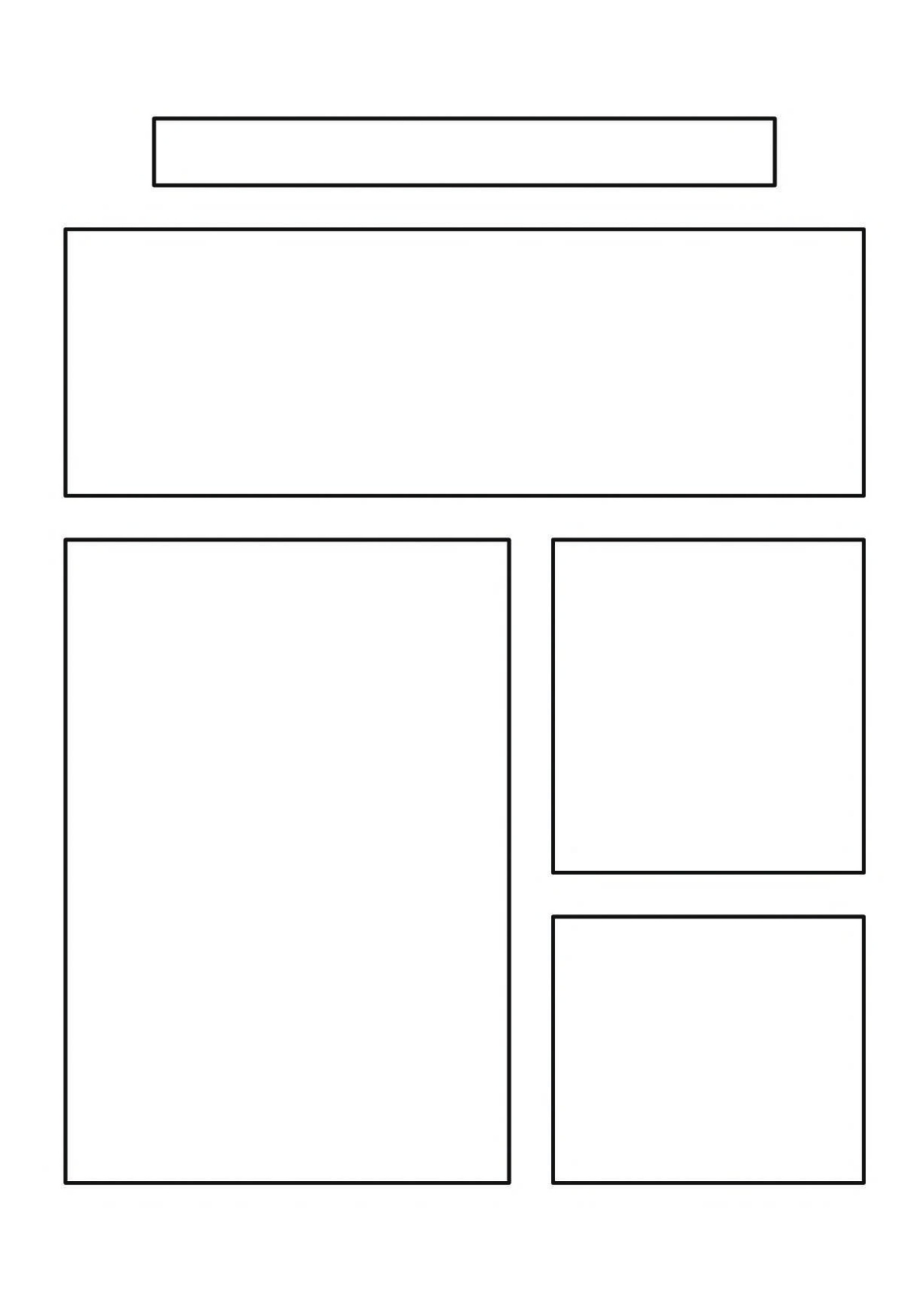 My Blank Comic Book 3 (downloadable digital product)