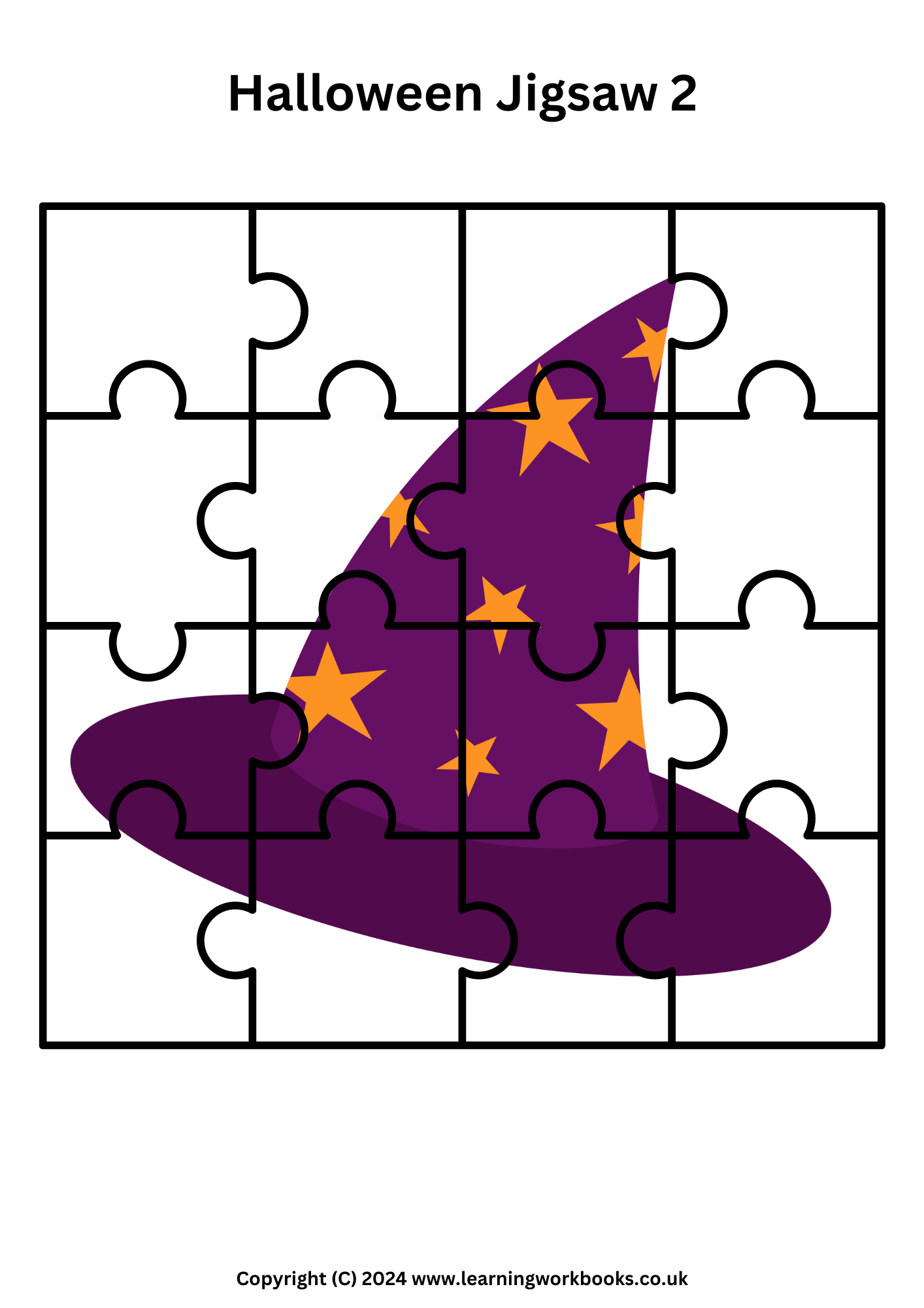 Halloween Jigsaw Book 1 (downloadable digital product)