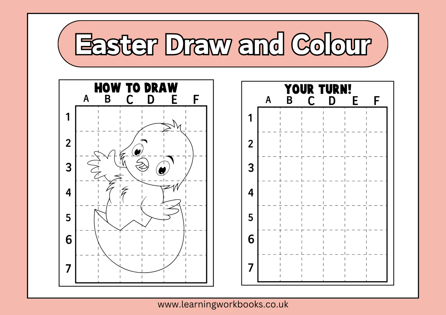Easter Draw and Colour Book 4 (downloadable digital product)