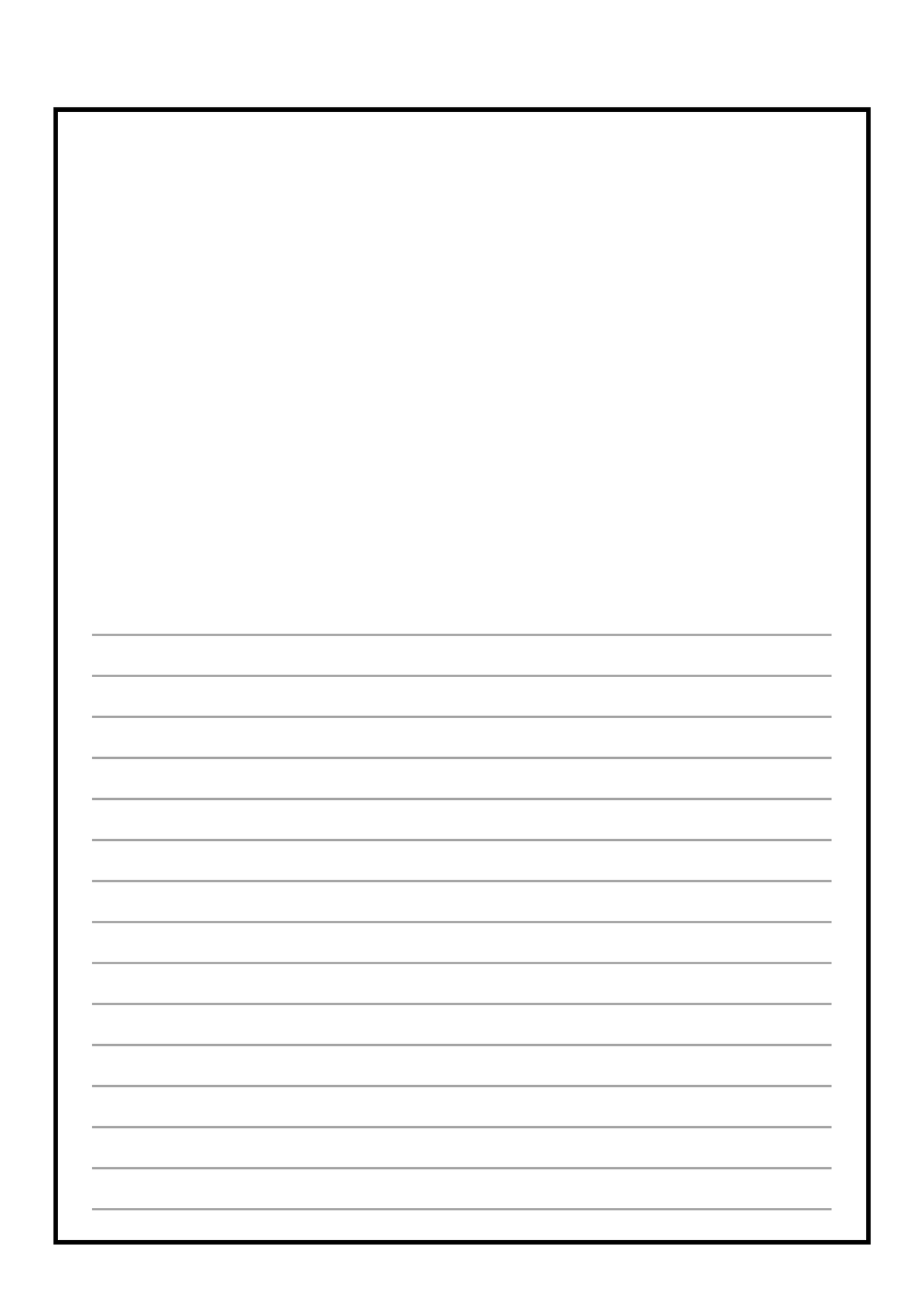 Pink Princess and Carriage Story Writing A4 Notebook (downloadable digital product)
