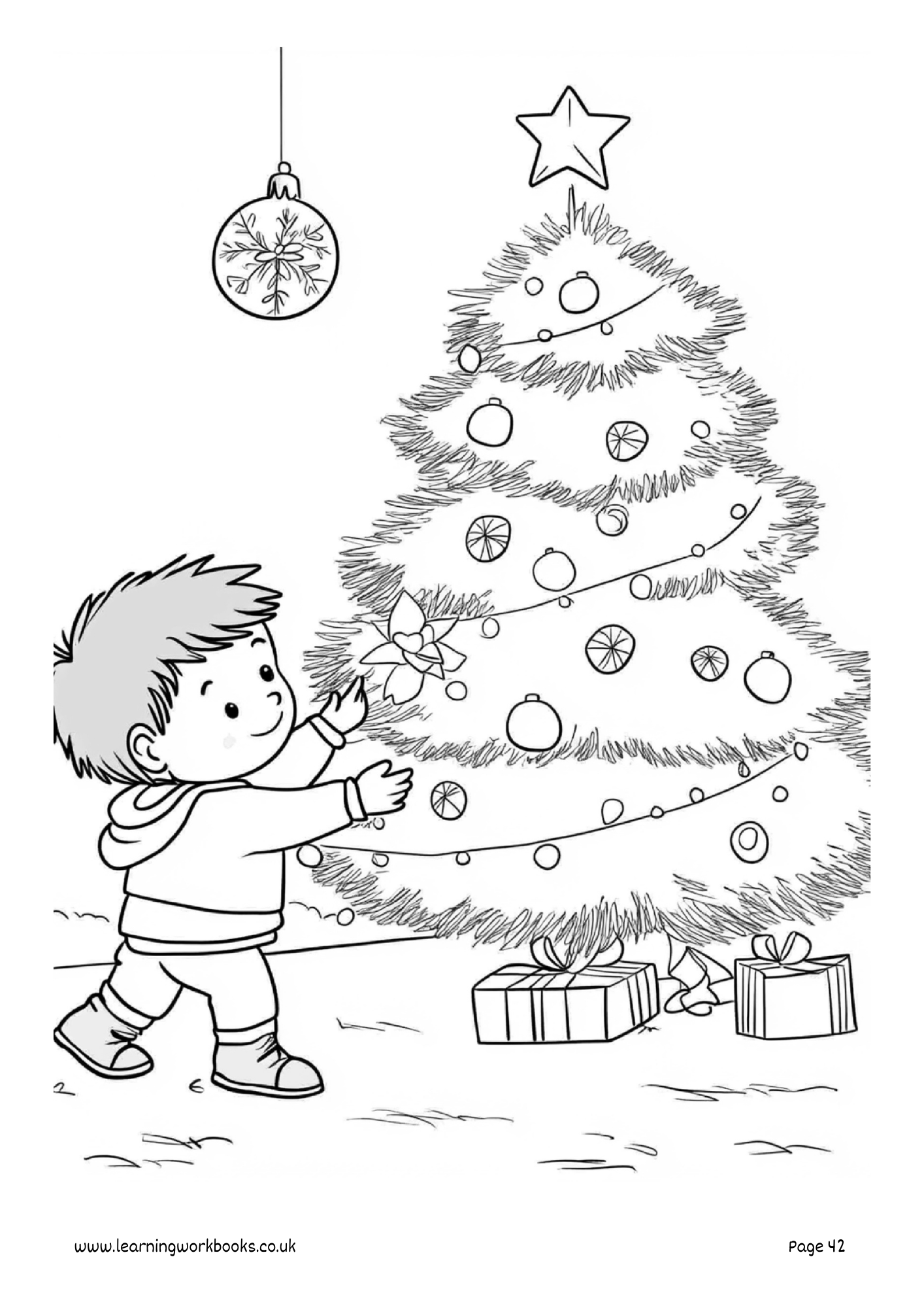 Christmas Colouring Book 5 (downloadable digital product)