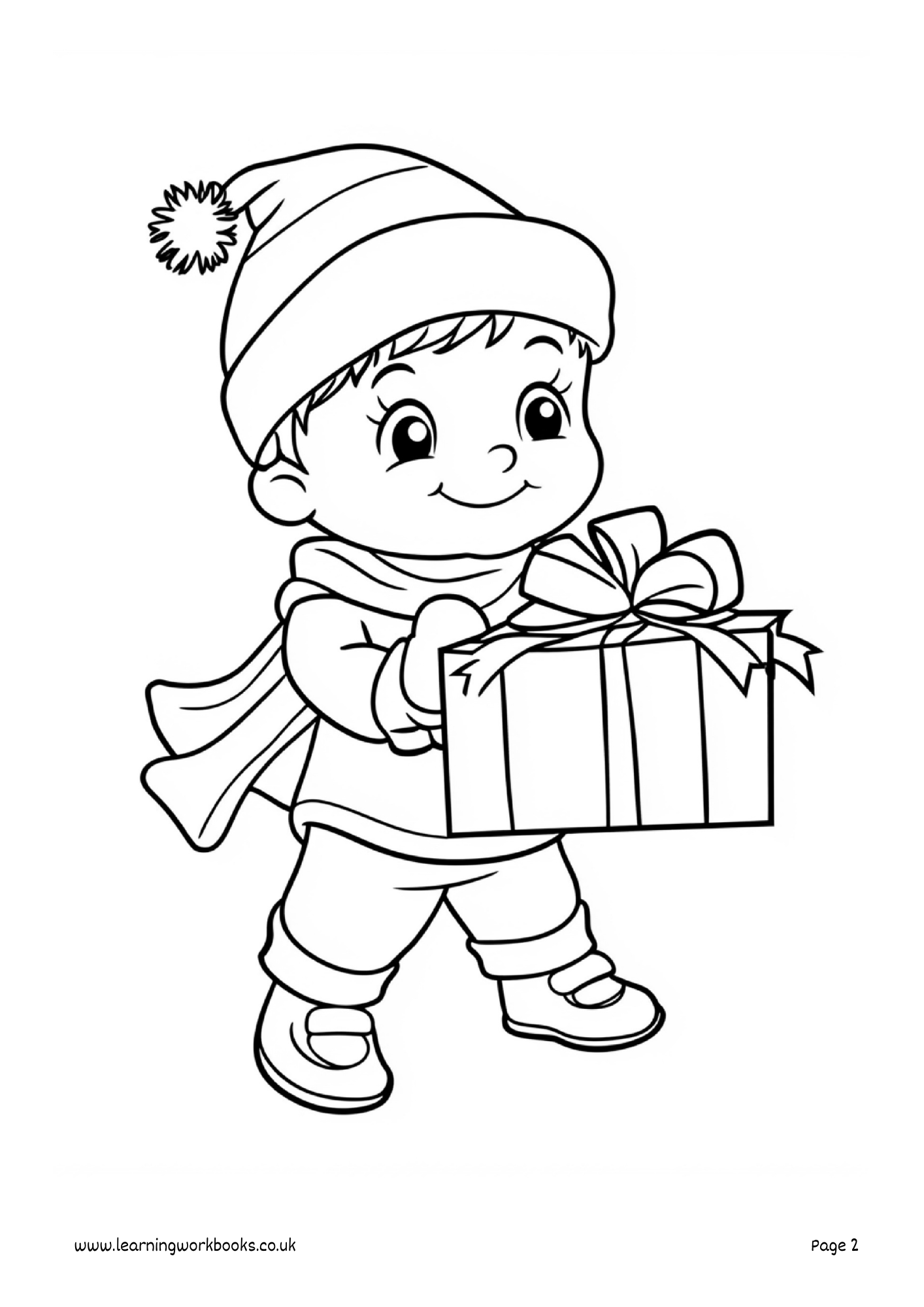 Christmas Colouring Book 6 (downloadable digital product)