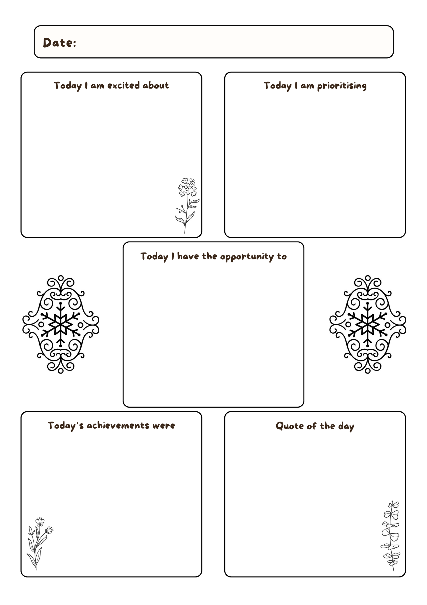 Hot Pink Gratitude Journal 3 (downloadable digital product)