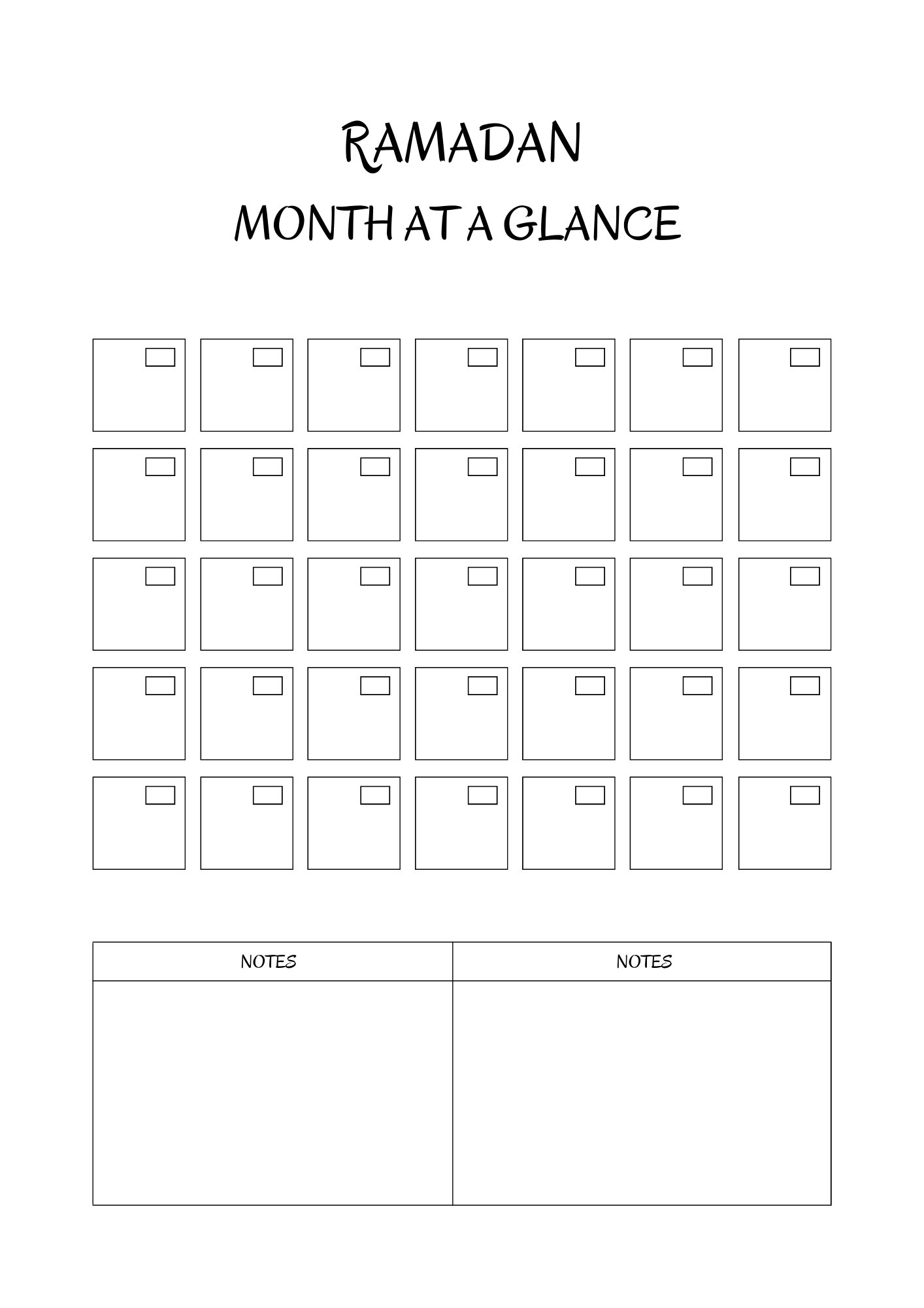 Ramadan Planner 8 (downloadable digital product)