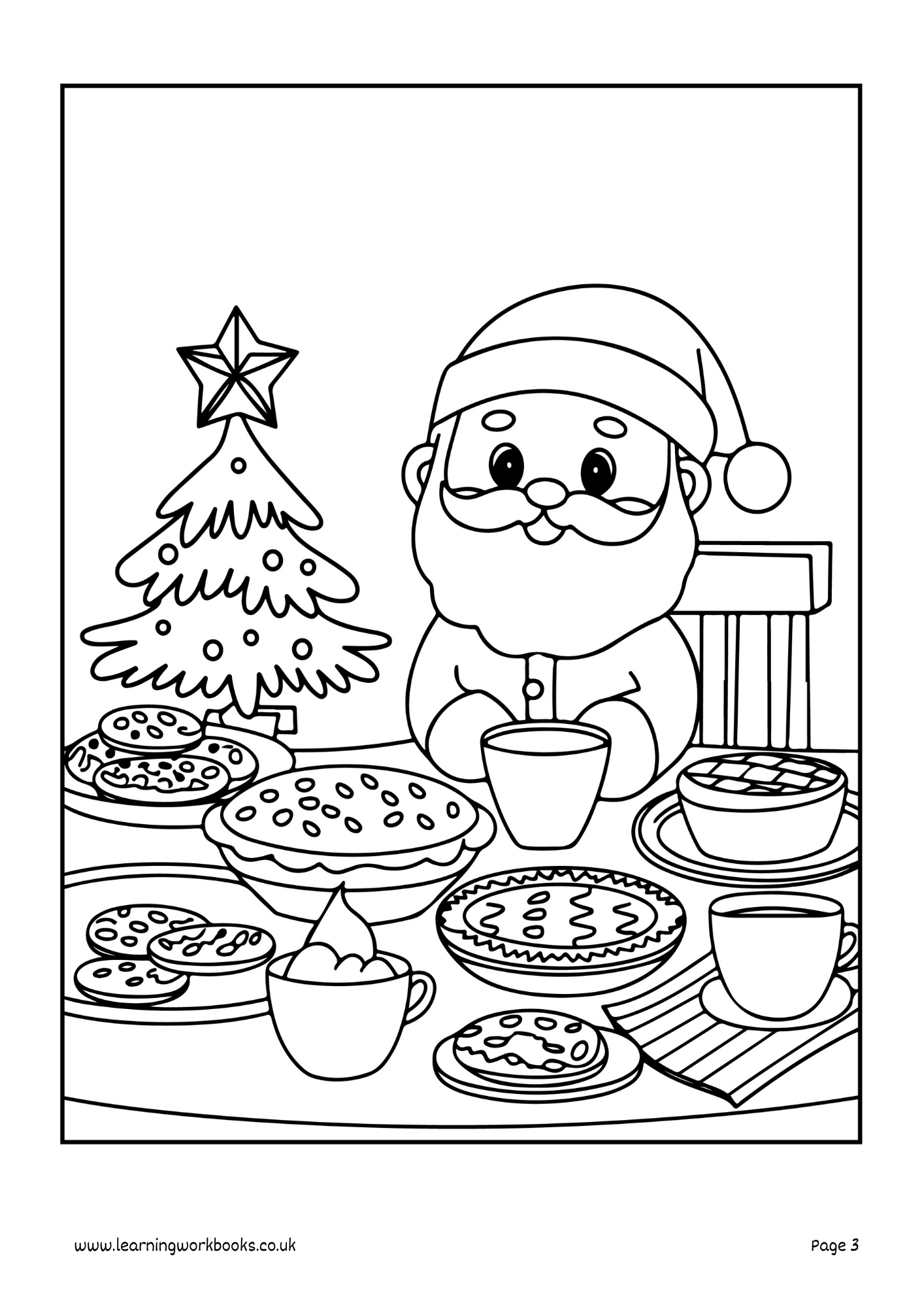 Christmas Colouring Book 1 (downloadable digital product)