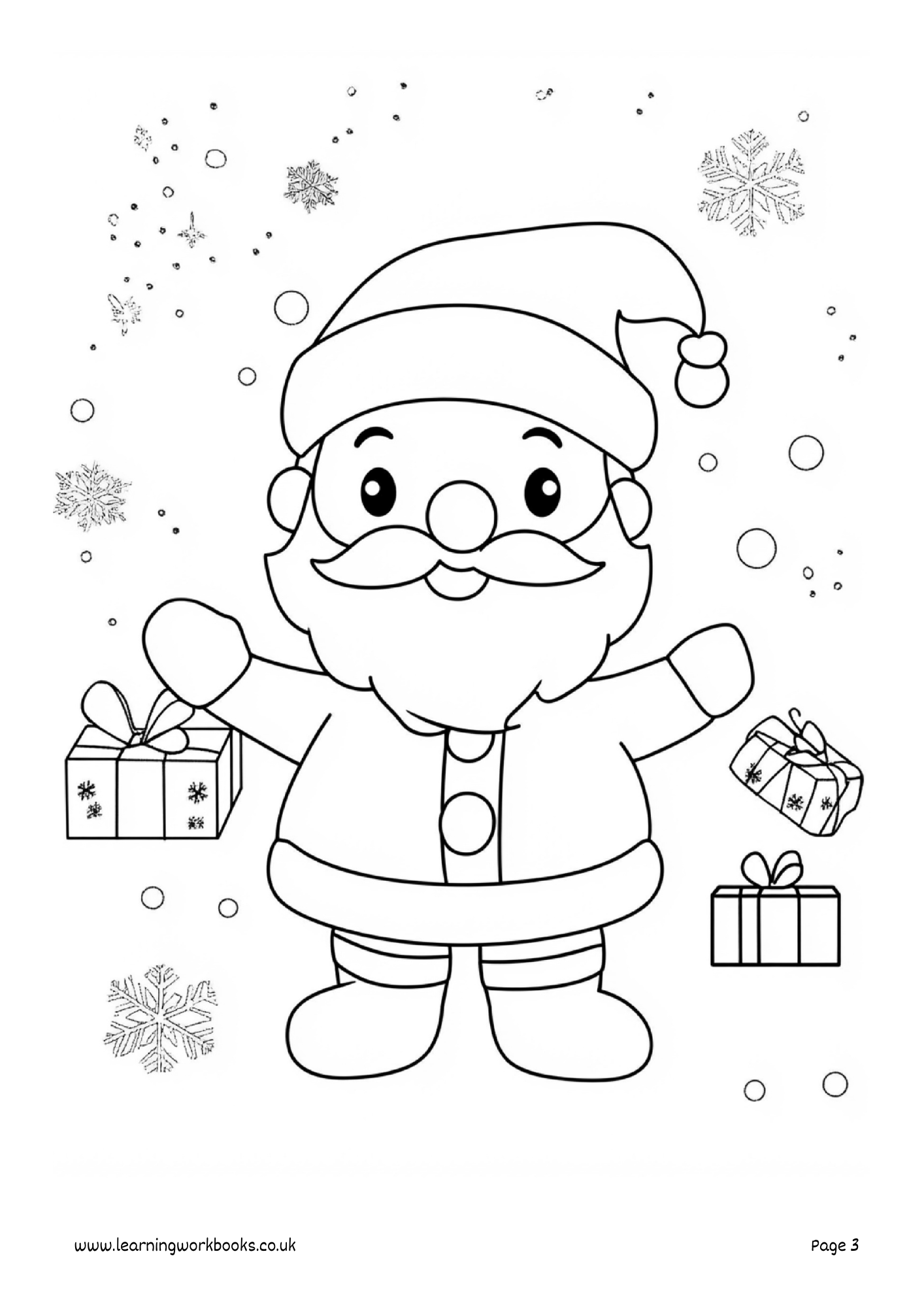Christmas Colouring Book 8 (downloadable digital product)