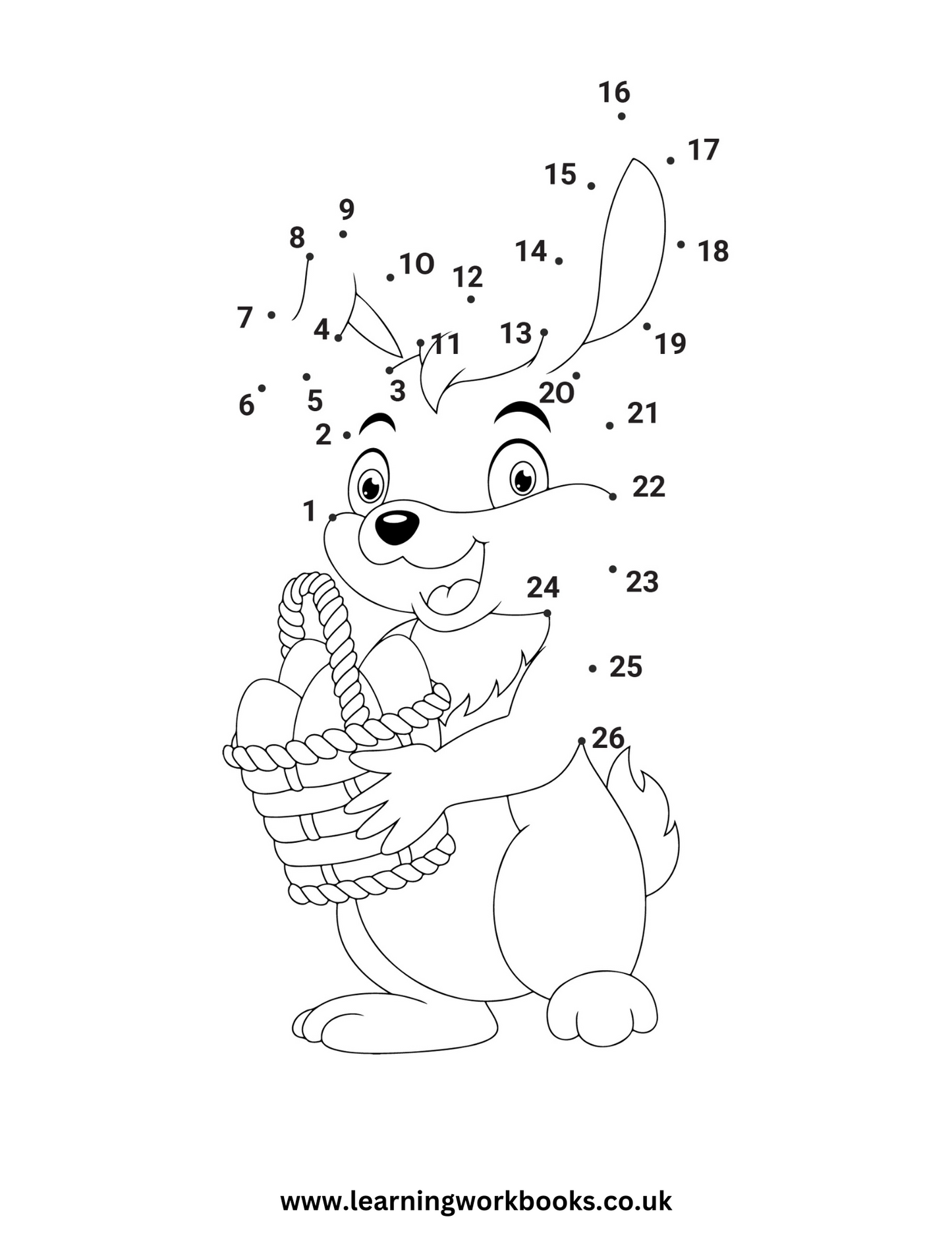 Easter Dot to Dot Book 3 (downloadable digital product)