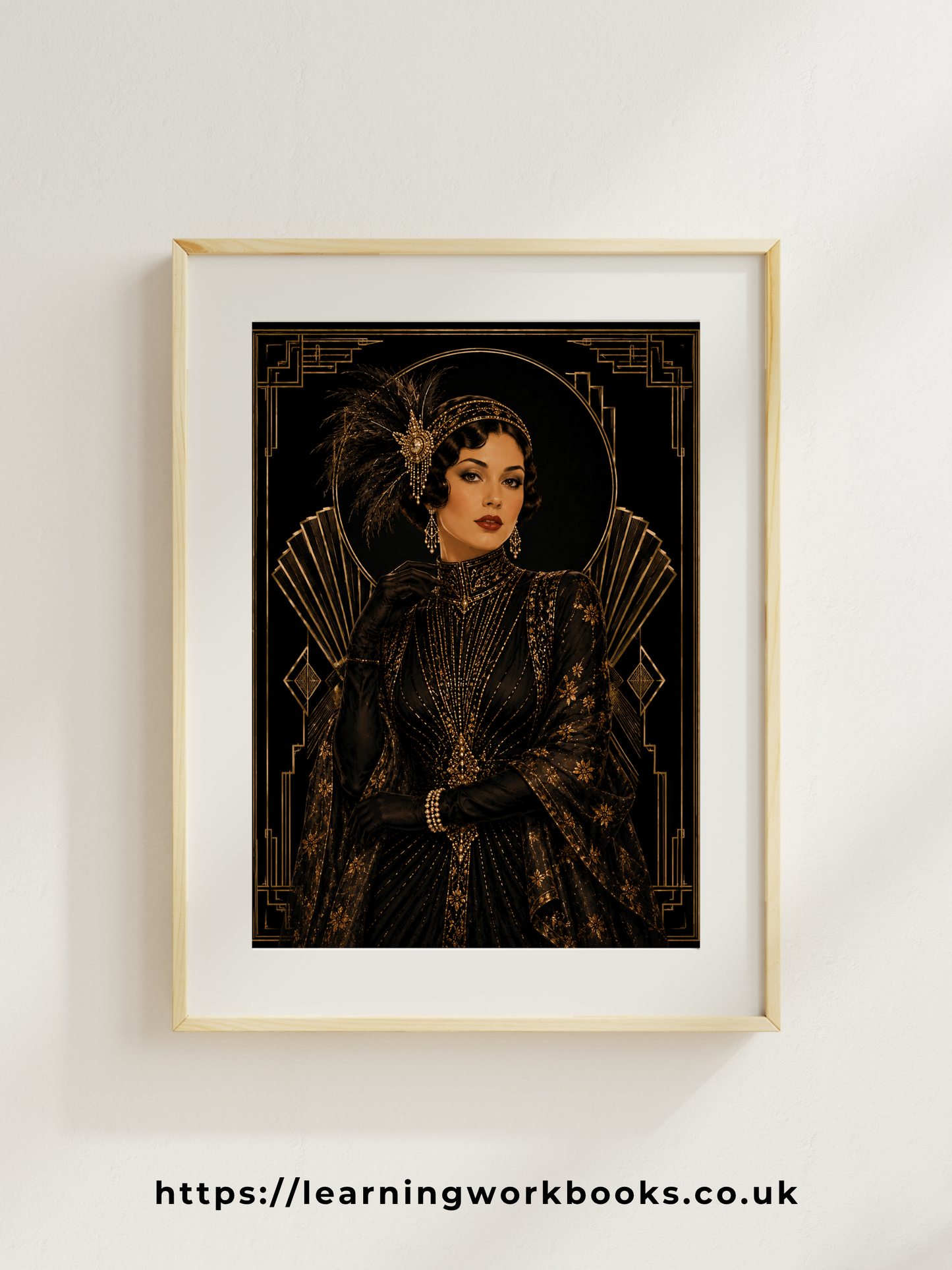 Vintage Art Deco Fashion Illustration / Vintage Women Printable Art 2 / Premium Printable Digital Download / High Resolution for High Quality Printing