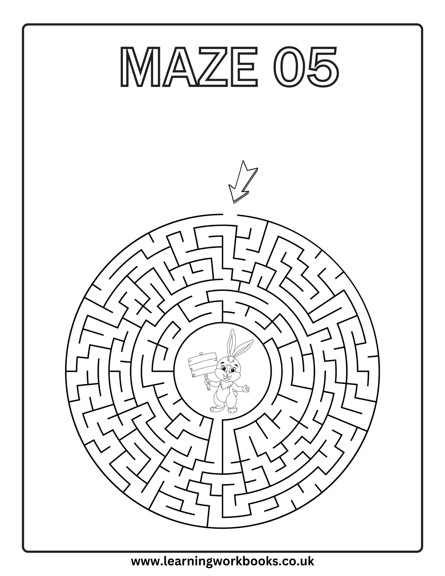 Easter Maze Puzzle Book 2 (downloadable digital product)