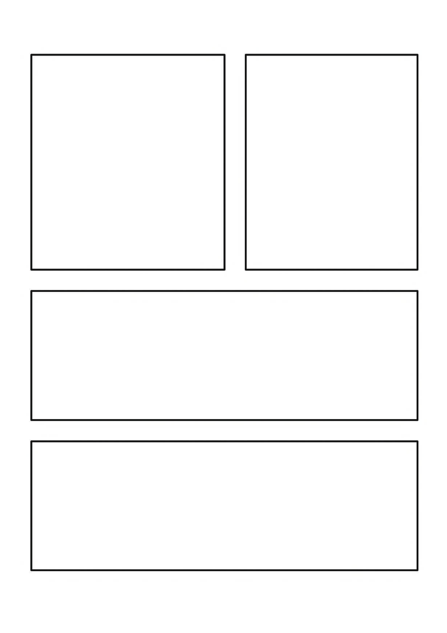 My Blank Comic Book 1 (downloadable digital product)