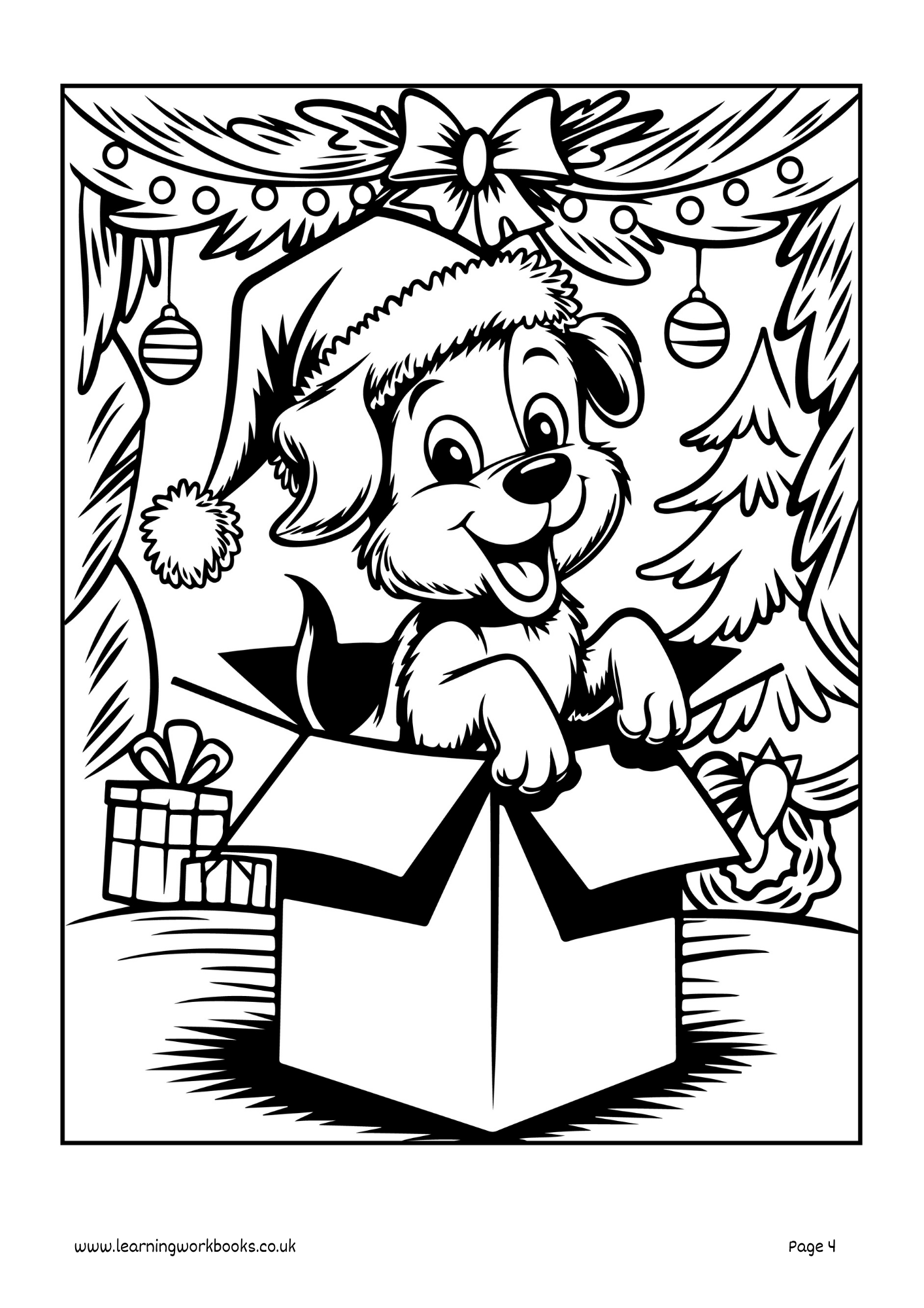 Christmas Colouring Book 3 (downloadable digital product)