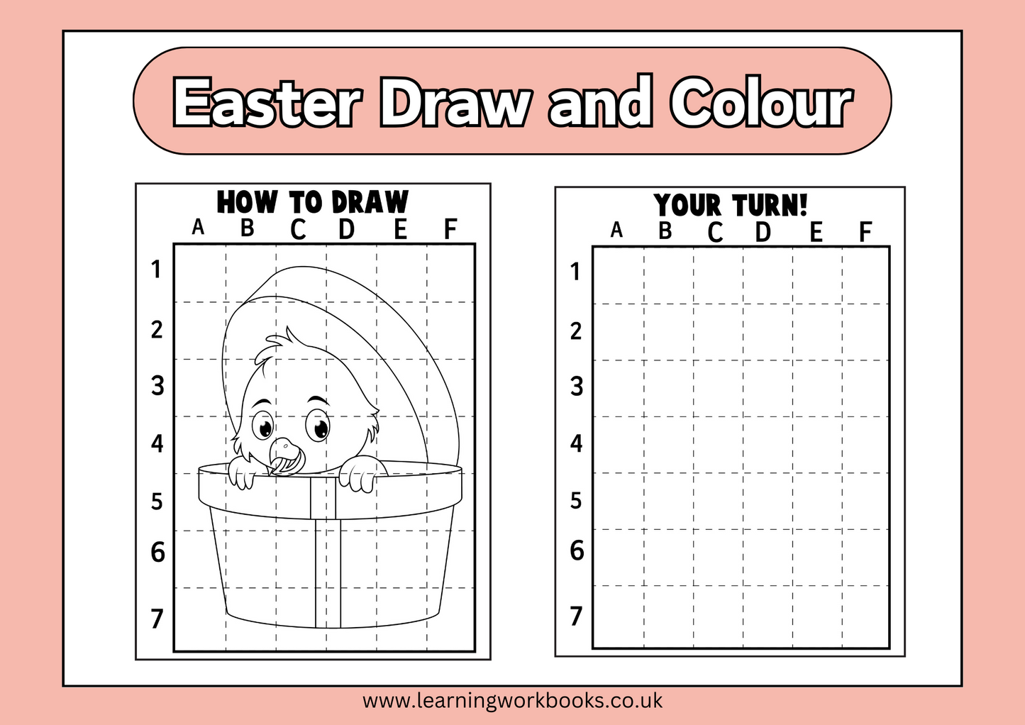 Easter Draw and Colour Book 5 (downloadable digital products)