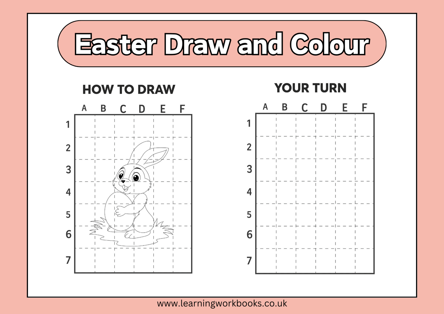 Easter Draw and Colour Book 3 (downloadable digital product)