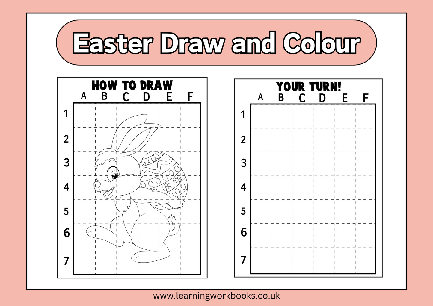 Easter Draw and Colour Book 4 (downloadable digital product)