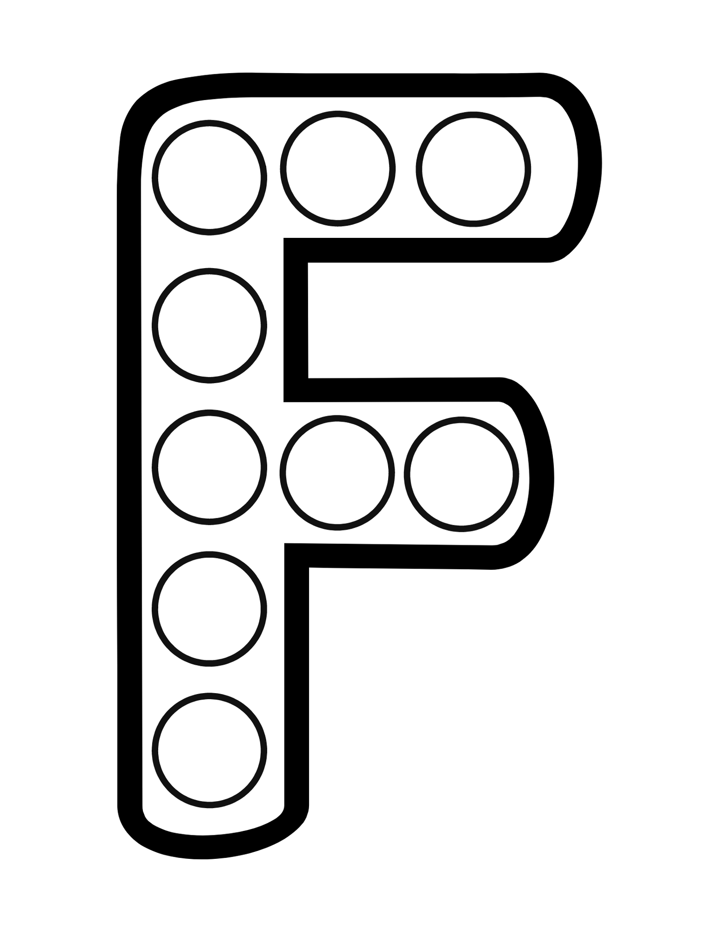 Alphabet Letters Dot Marking Book (downloadable digital product)