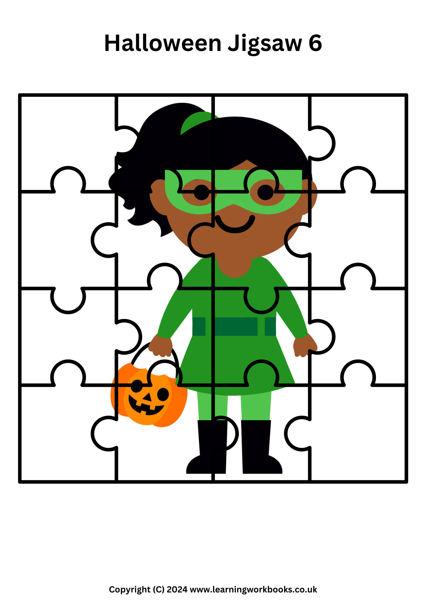 Halloween Jigsaw Book 2 (downloadable digital product)