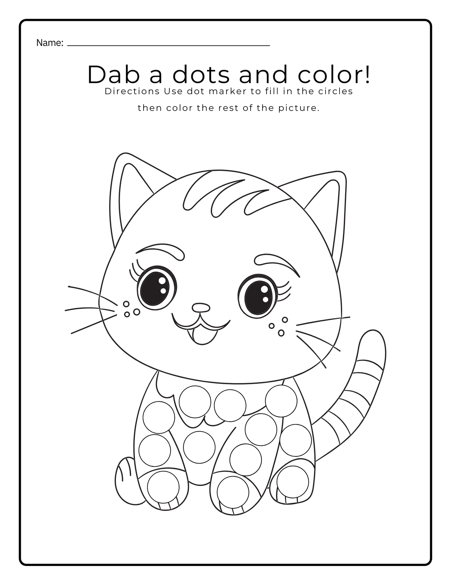 Alphabet Dot Marker Book (downloadable digital product)